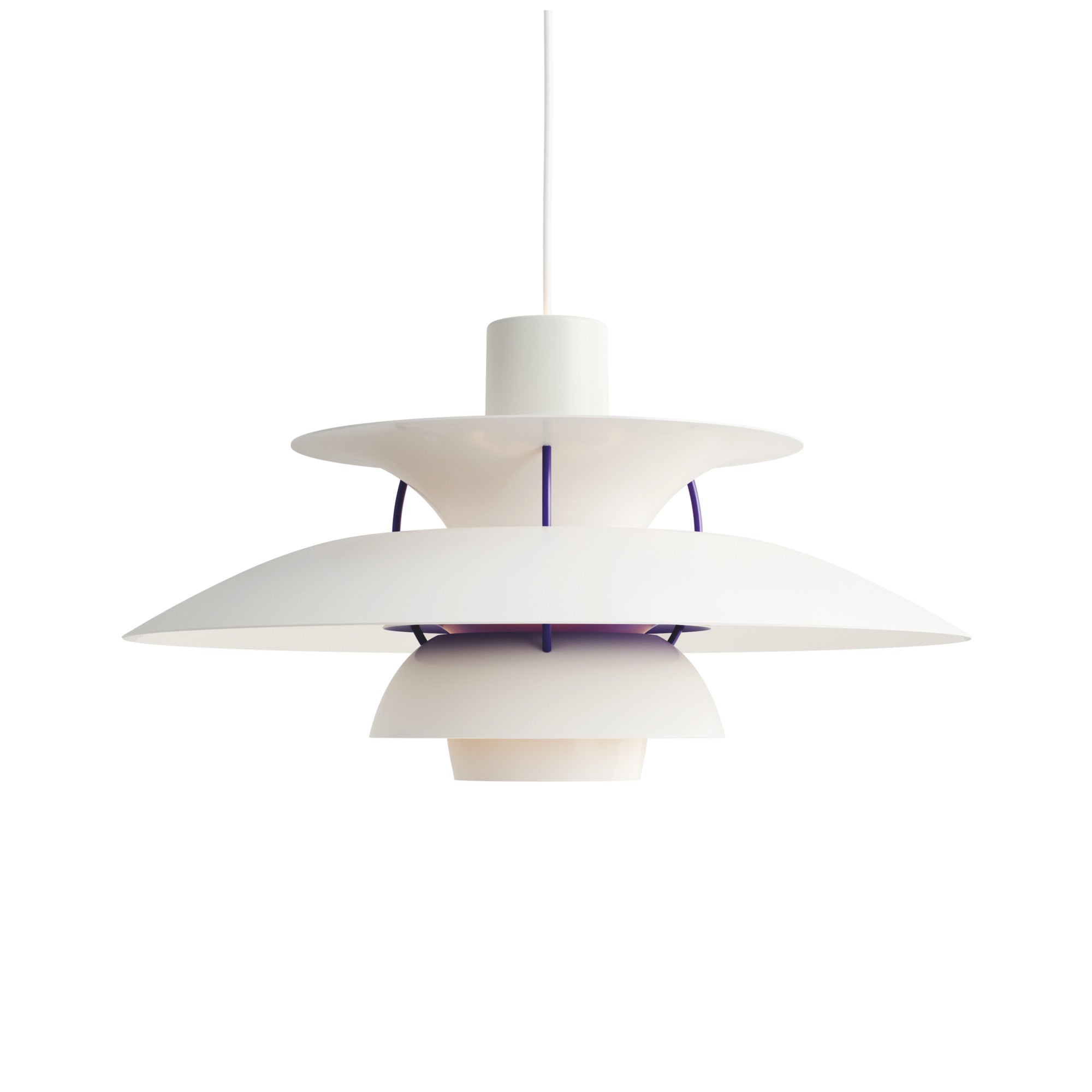 Lampa wisząca PH 5 klasyczny biały