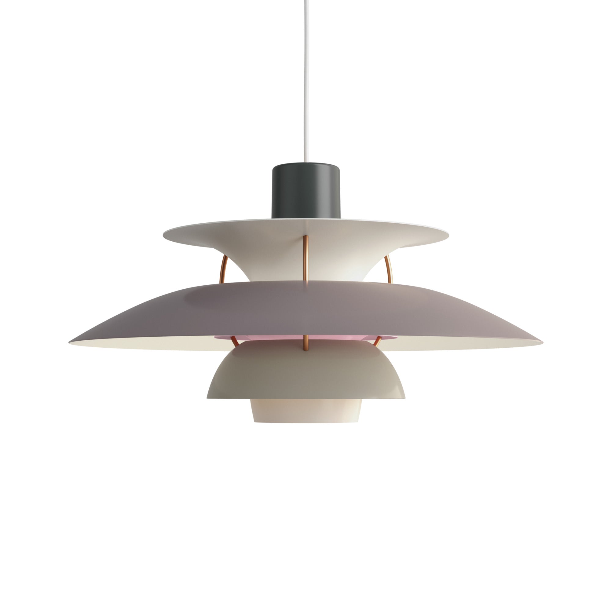 Lampa wisząca PH 5 odcienie szarego