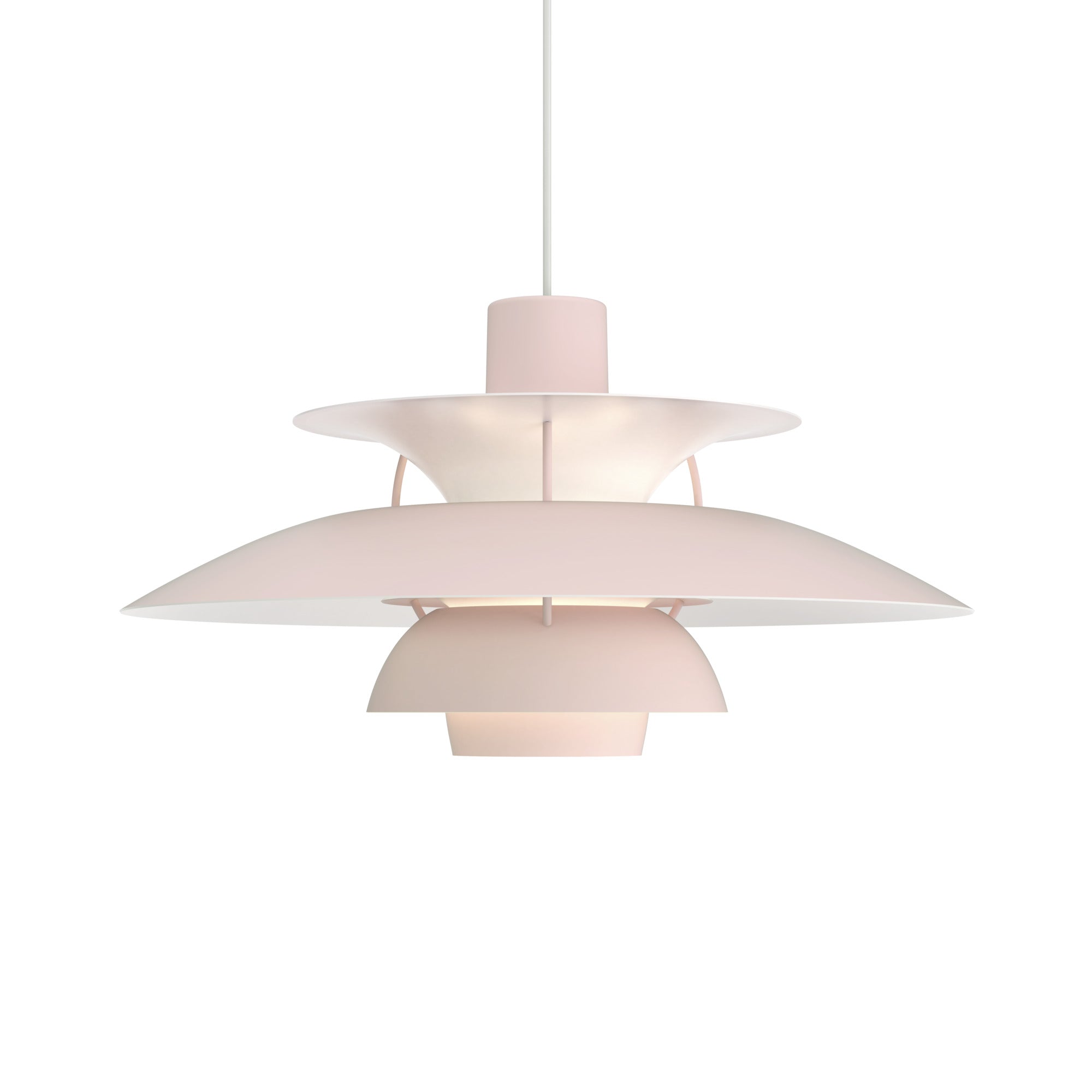 Lampa wisząca PH 5 monochromatyczny jasny różowy