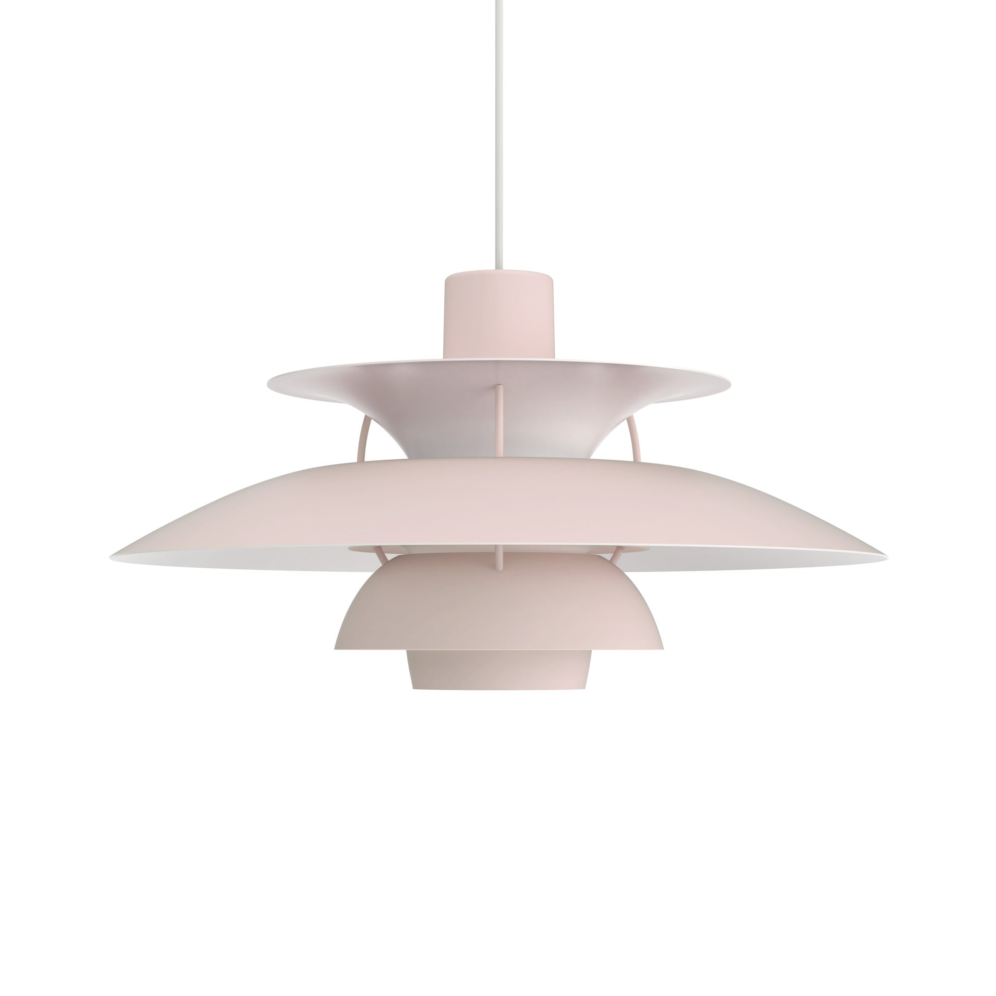 Lampa wisząca PH 5 monochromatyczny jasny różowy