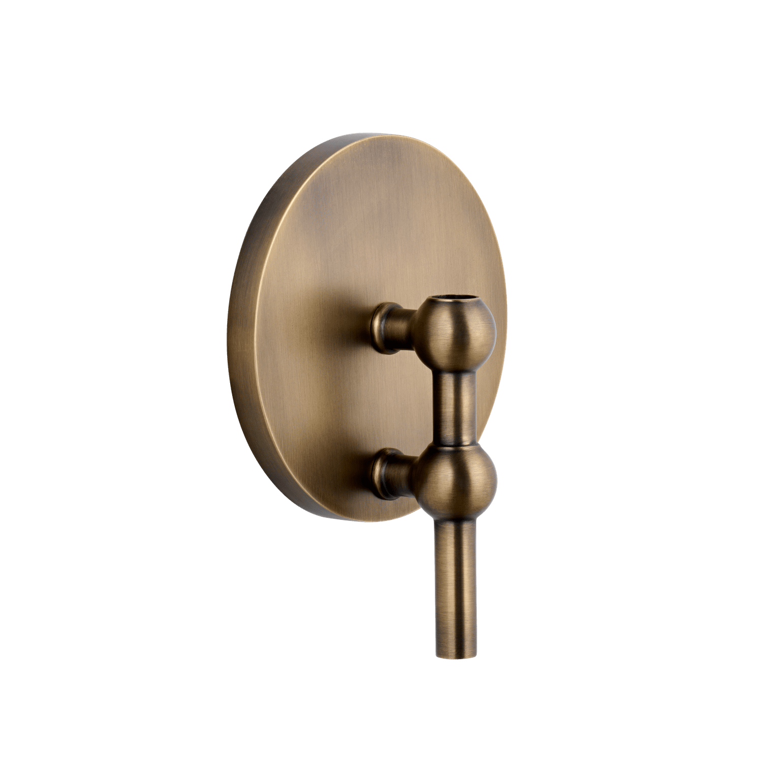 Wandkerze STOFF NAGEL brüniertes Messing