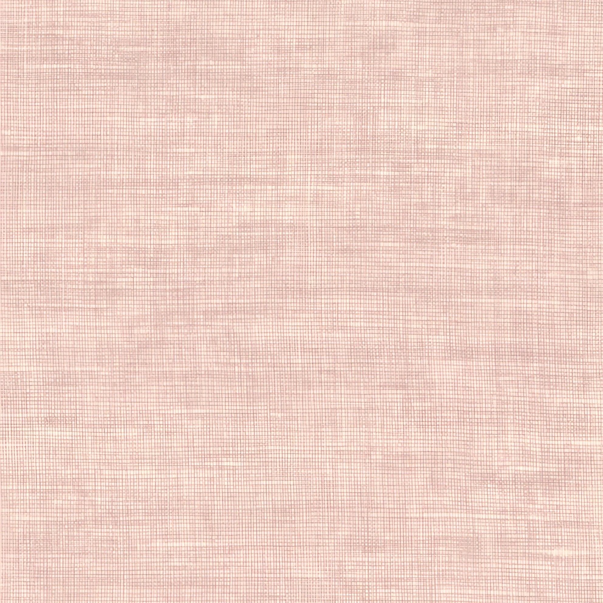 Structural wallpaper resembling canvas LINUM - ROSE POUDRE powder pink