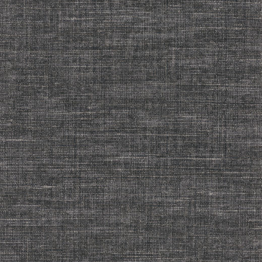Strukturierte Tapete, die Leinwand imitiert LINUM - NOIR schwarz