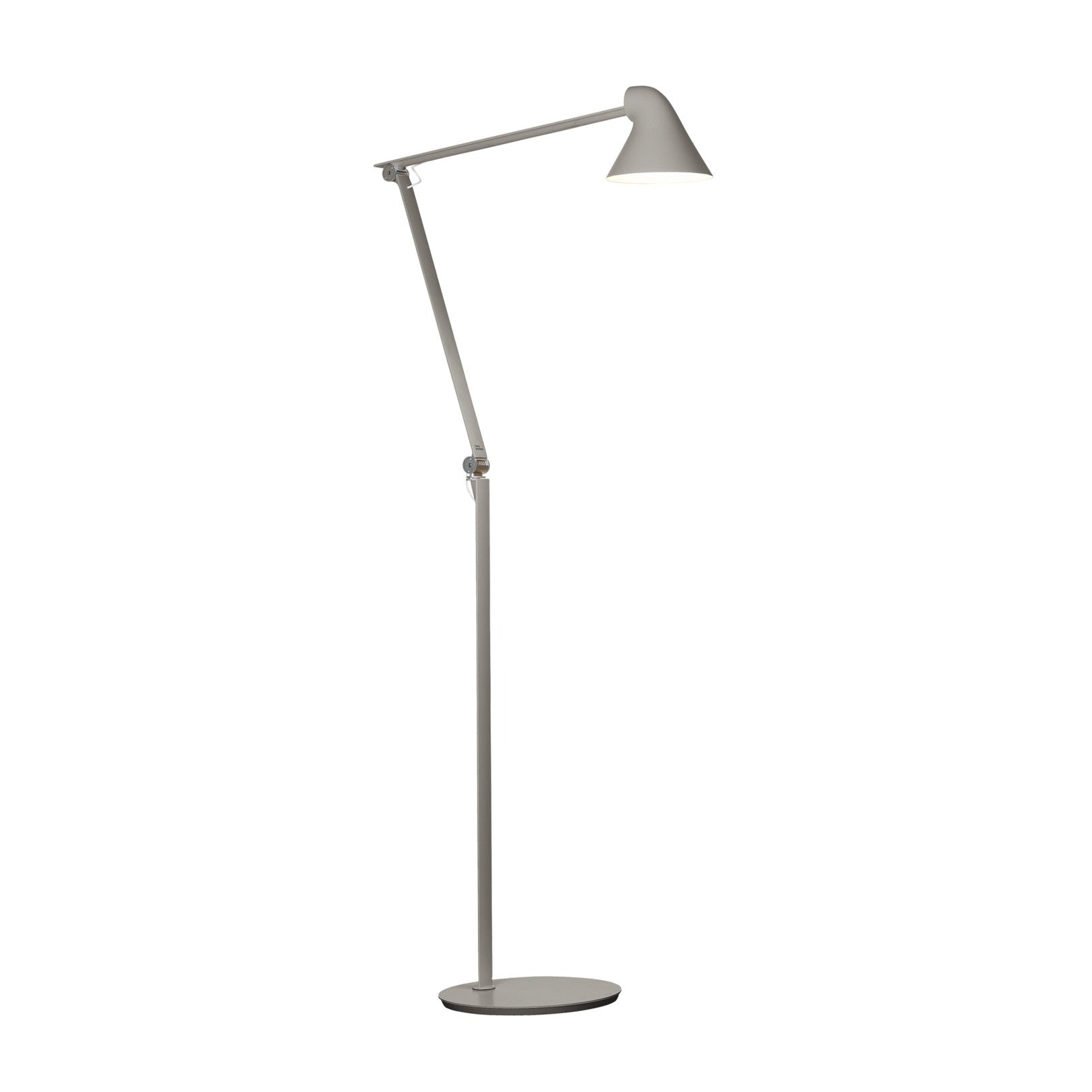 NJP Gray Reading Floor Lamp