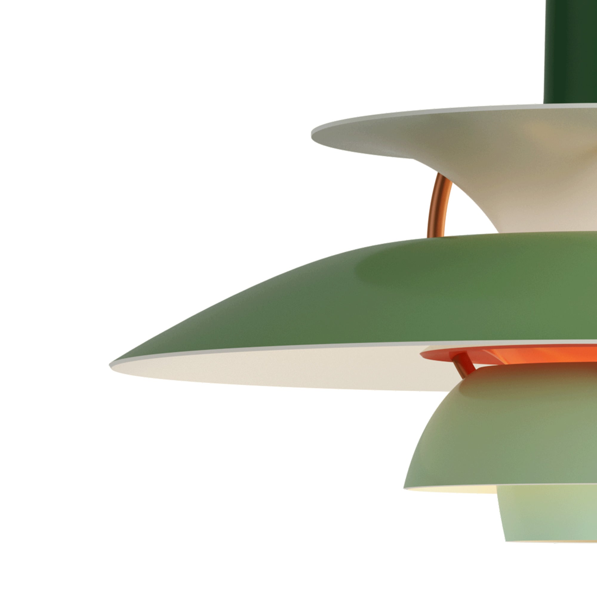 Lampa wisząca PH 5 odcienie zielonego