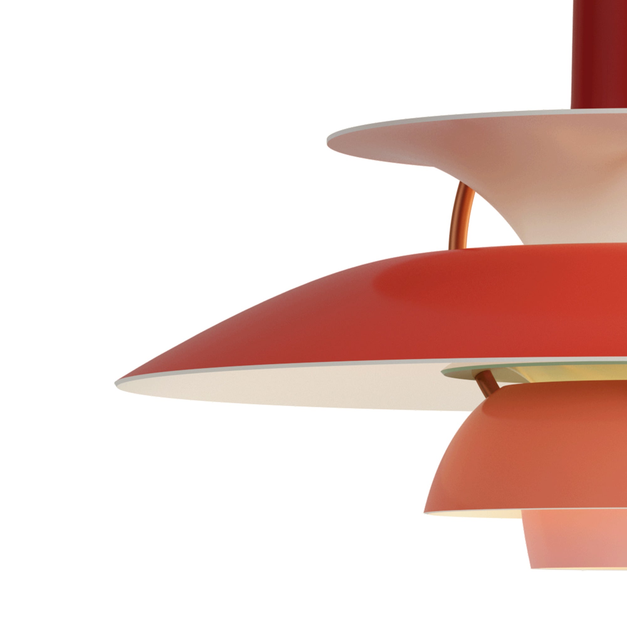 Lampa wisząca PH 5 odcienie czerwonego