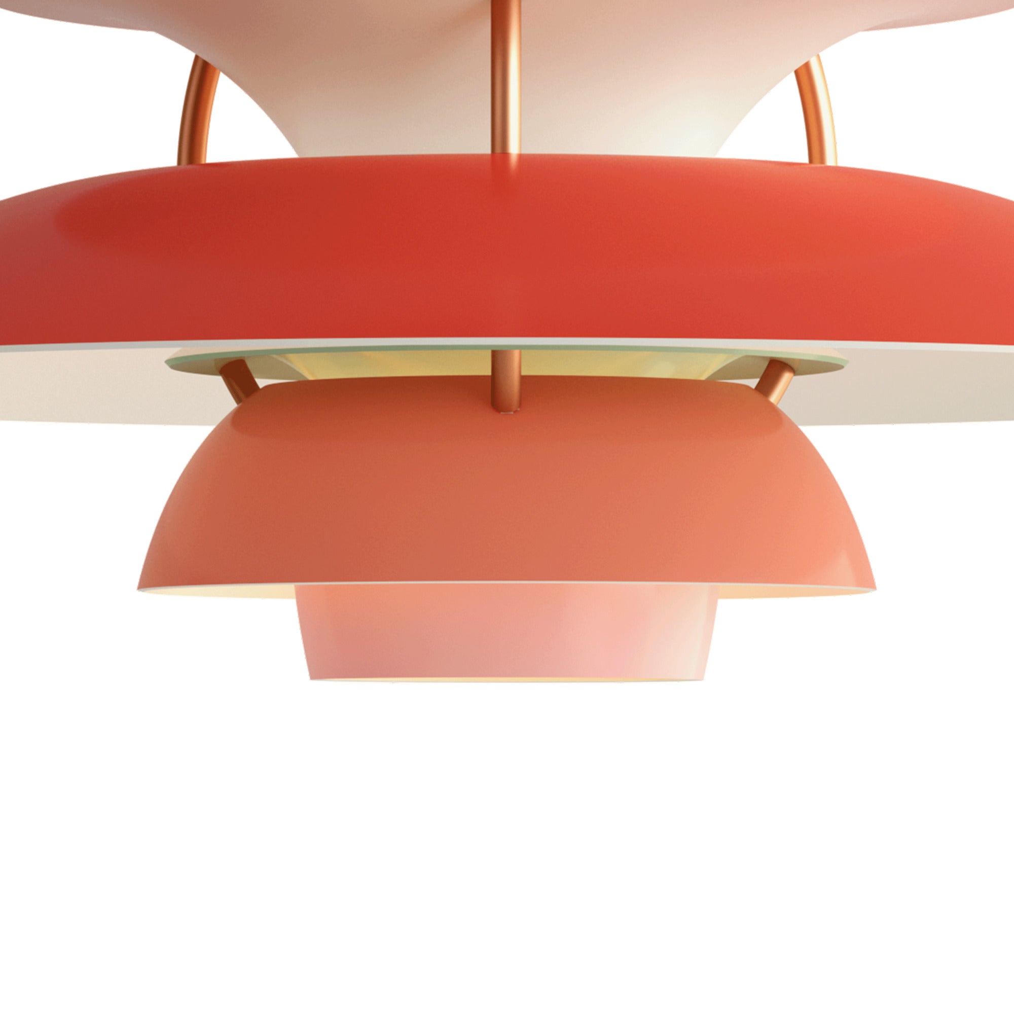 Lampa wisząca PH 5 odcienie czerwonego