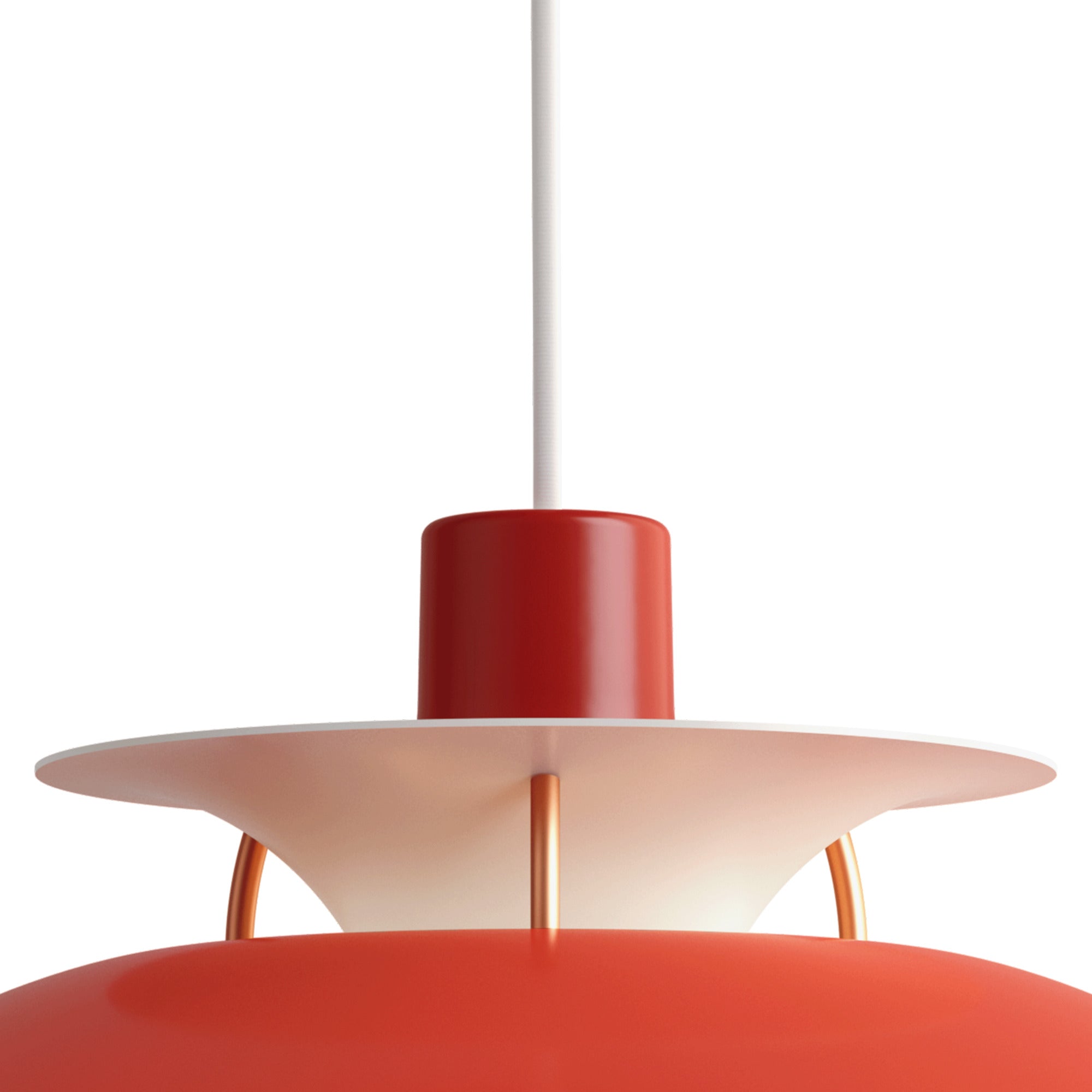 Lampa wisząca PH 5 odcienie czerwonego