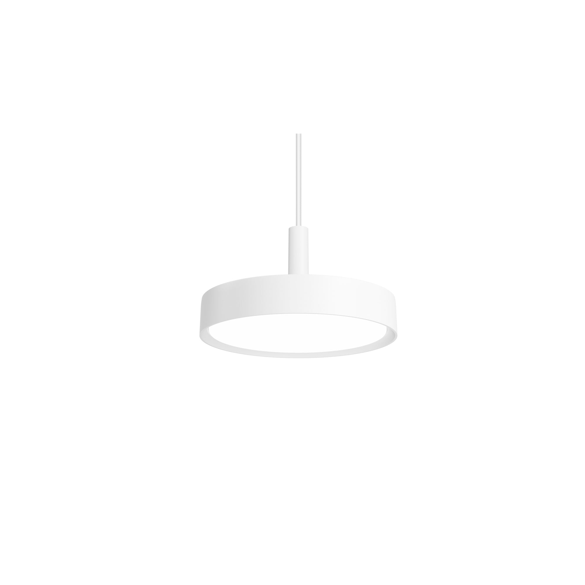 LP SLIM ROUND white pendant lamp