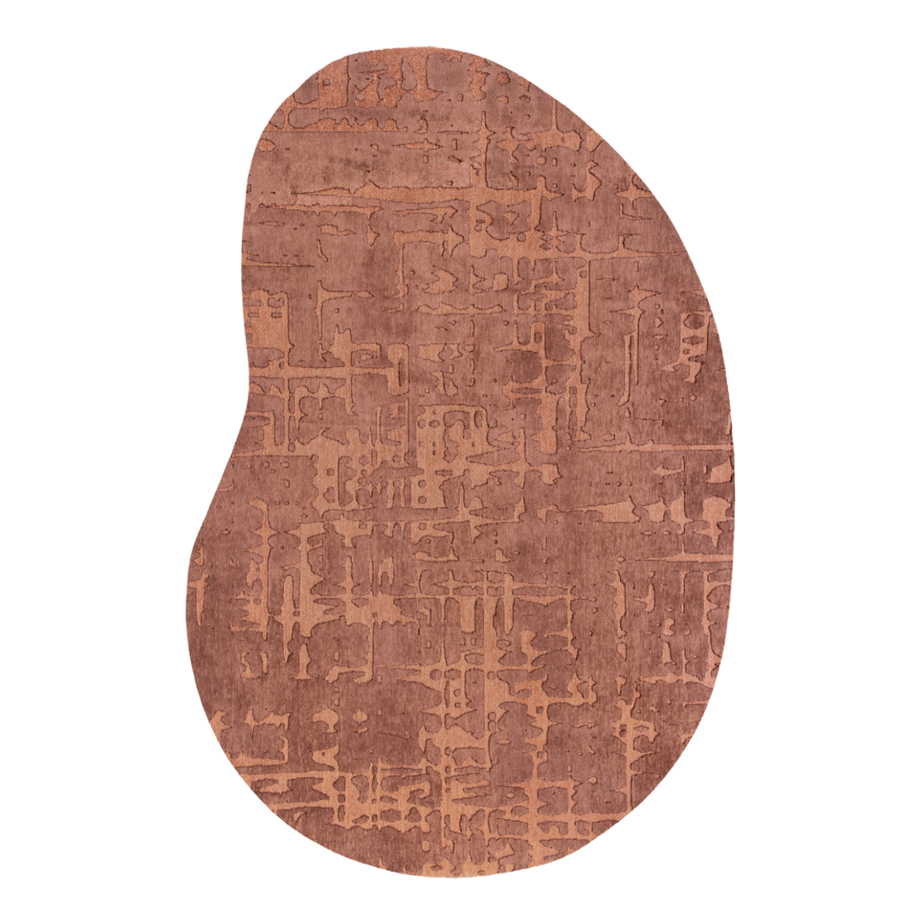 Dywan owalny BAOBAB ZA COPPER łososiowy