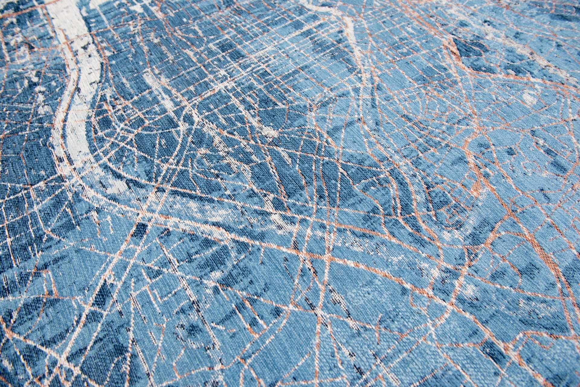 Dywan CITIES TOKYO CONDUCTIVE BLUE niebieski
