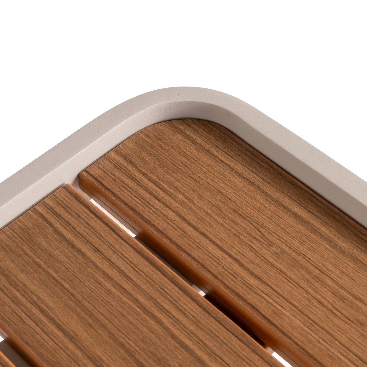 Gartenwagen SPRITZ beige mit Holzplatte