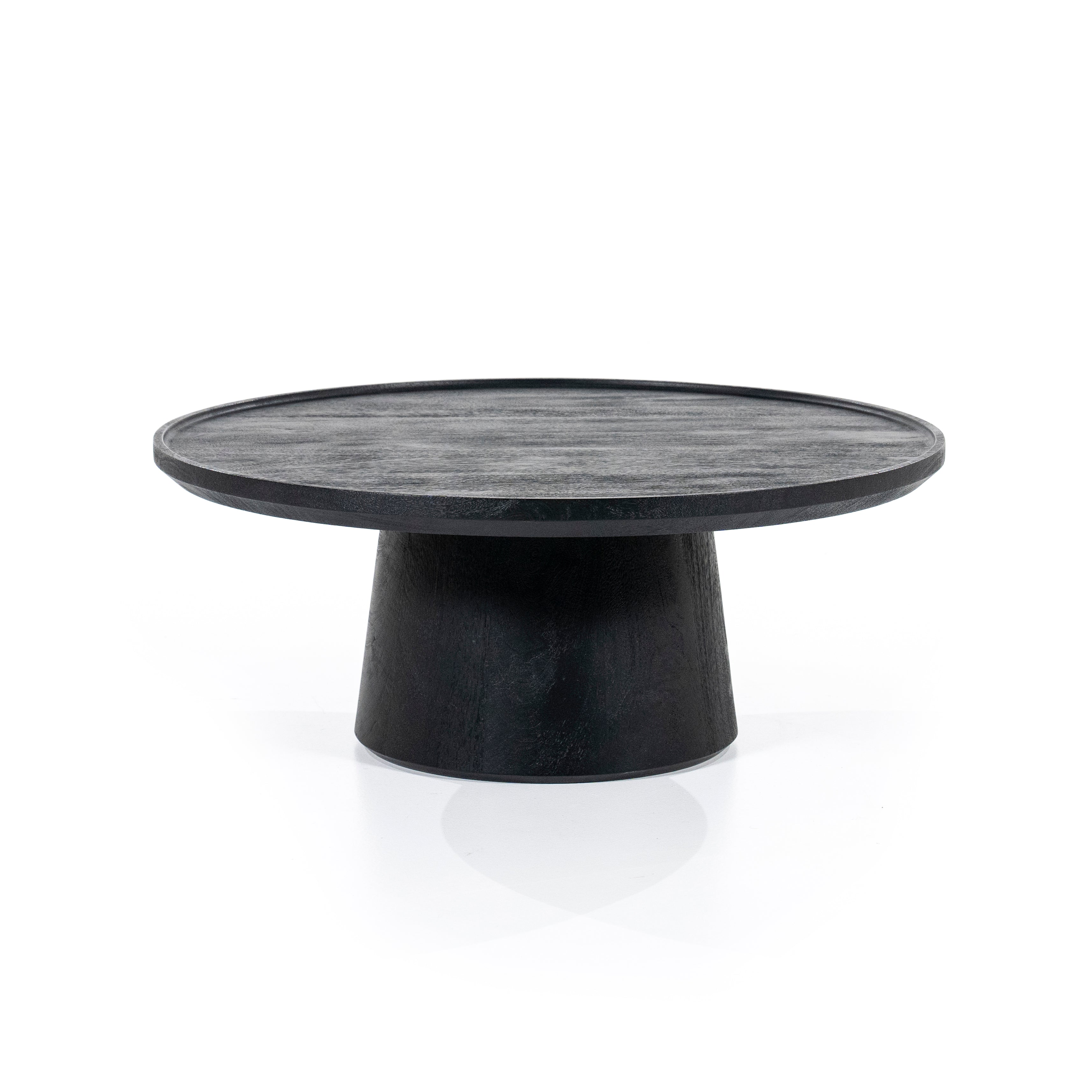 RON Coffee Table Black Mango Wood