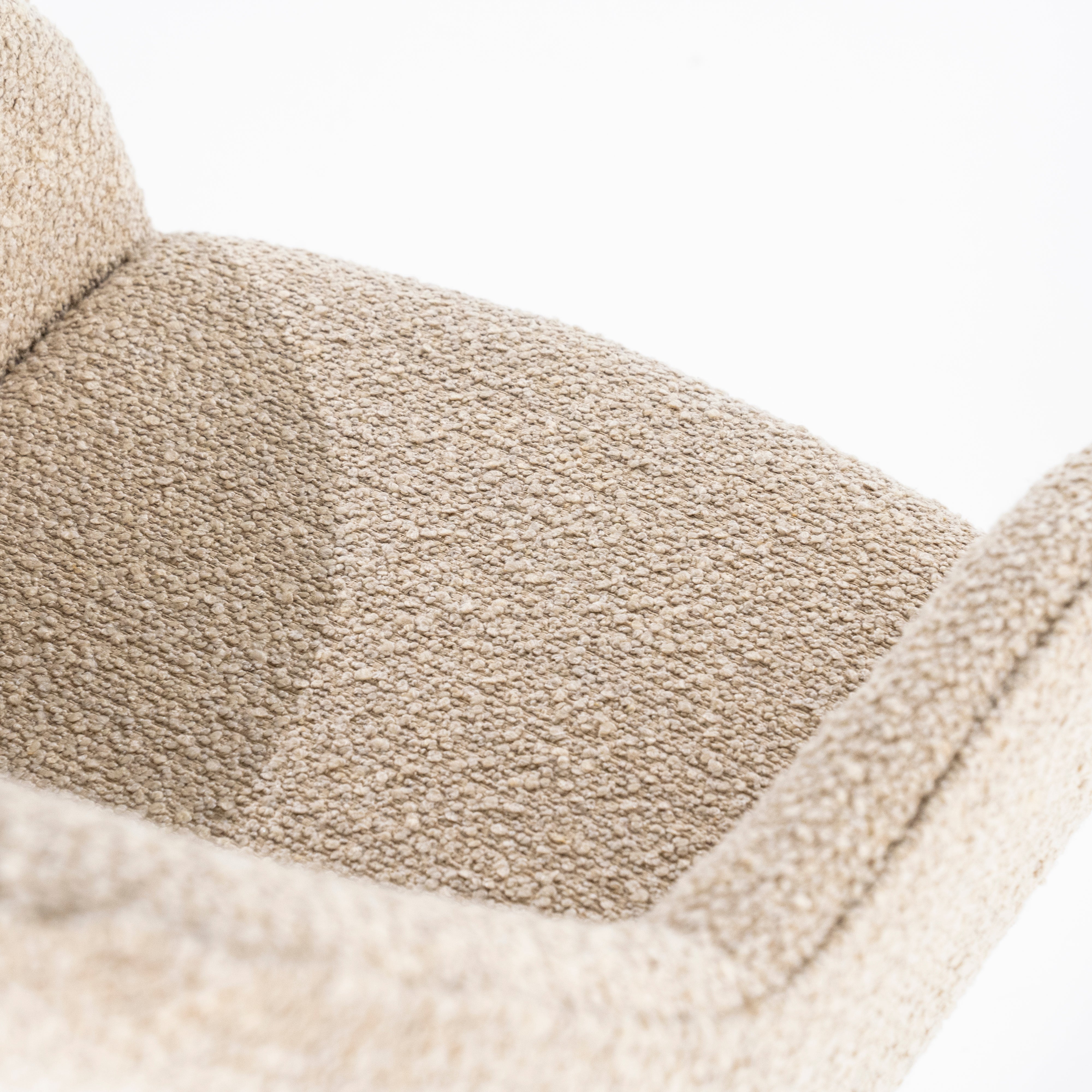 Krzesło FABIO piaskowy z czarną podstawą