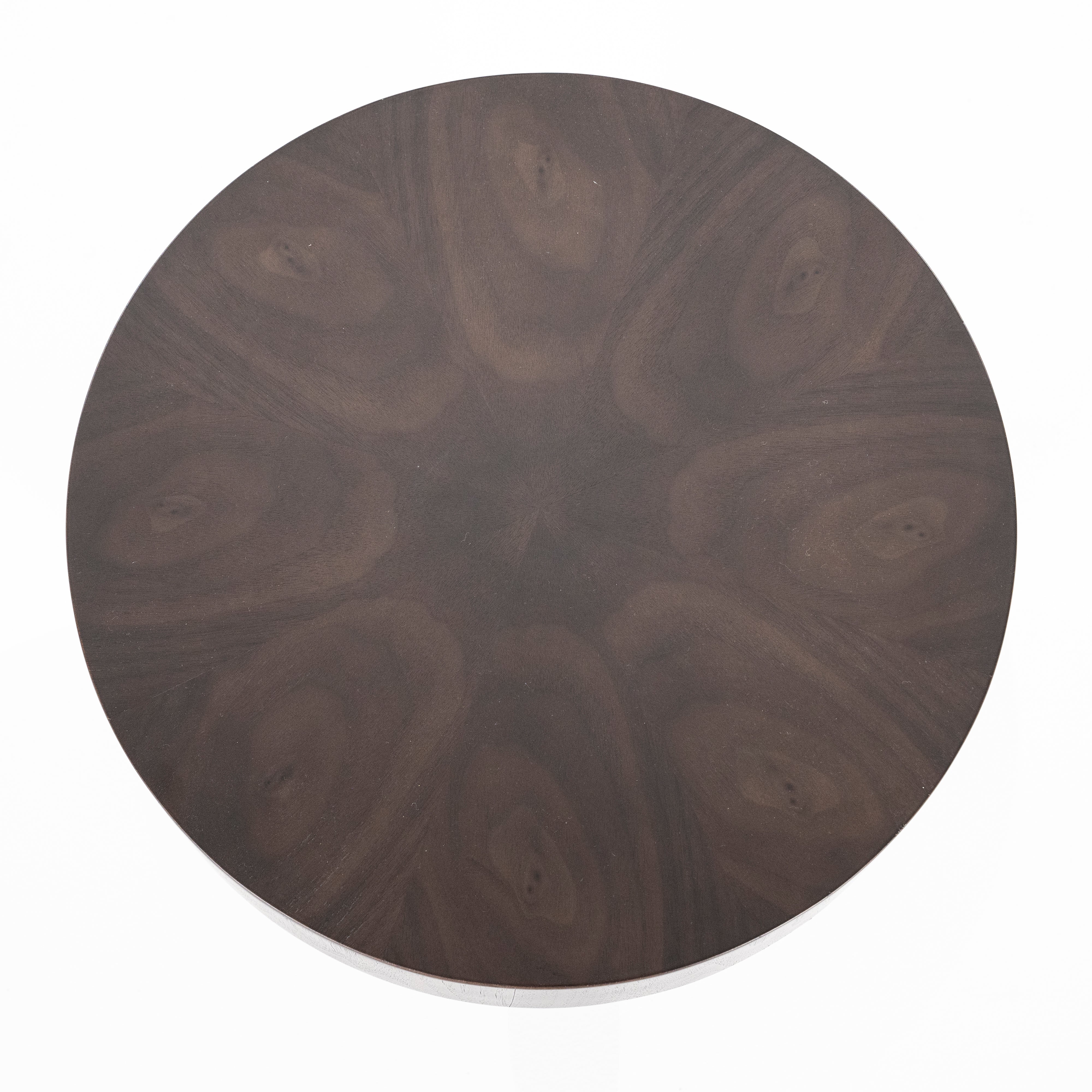 BOBBIE Dark Walnut Veneer Side Table