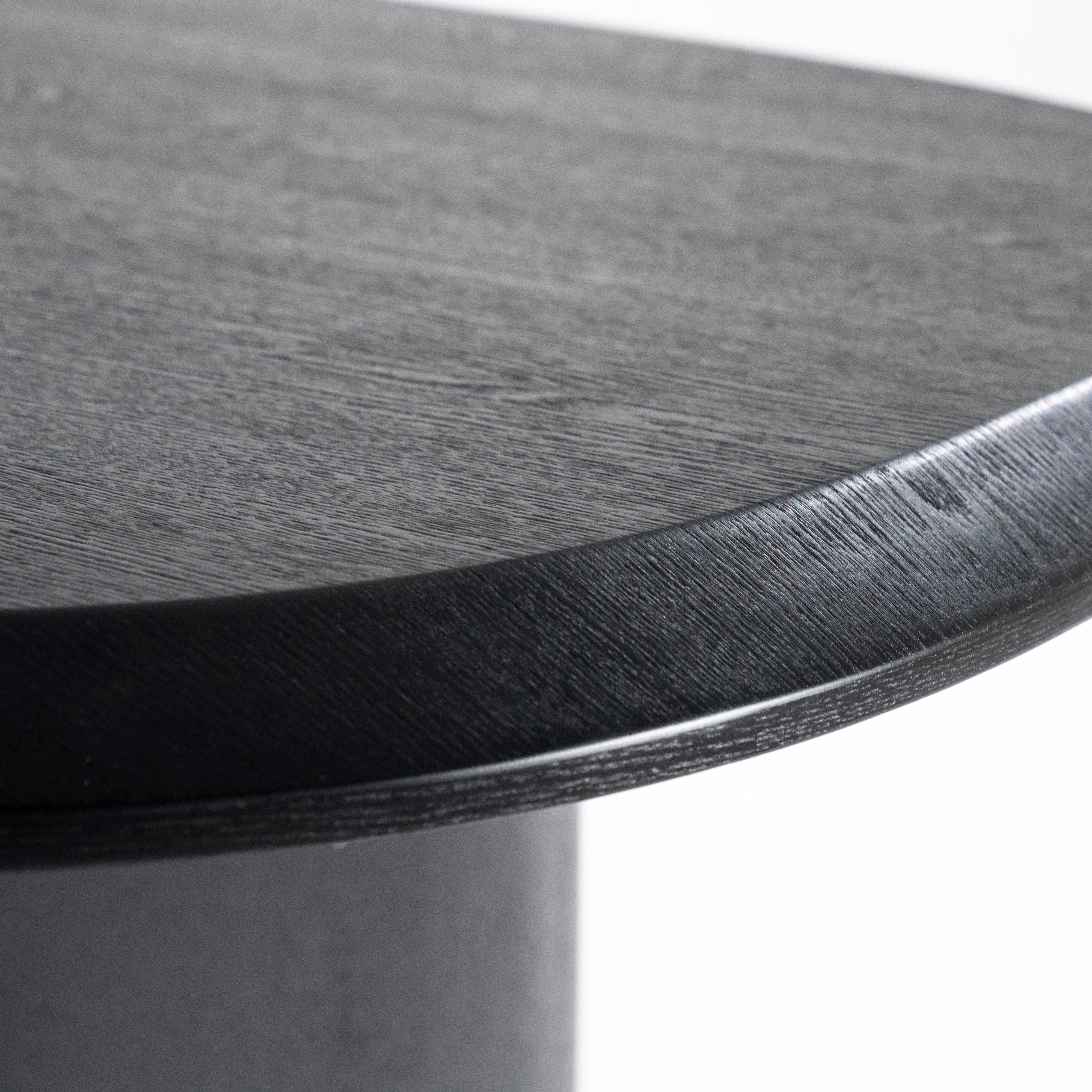 Stół WALTER czarny fornir dębowy