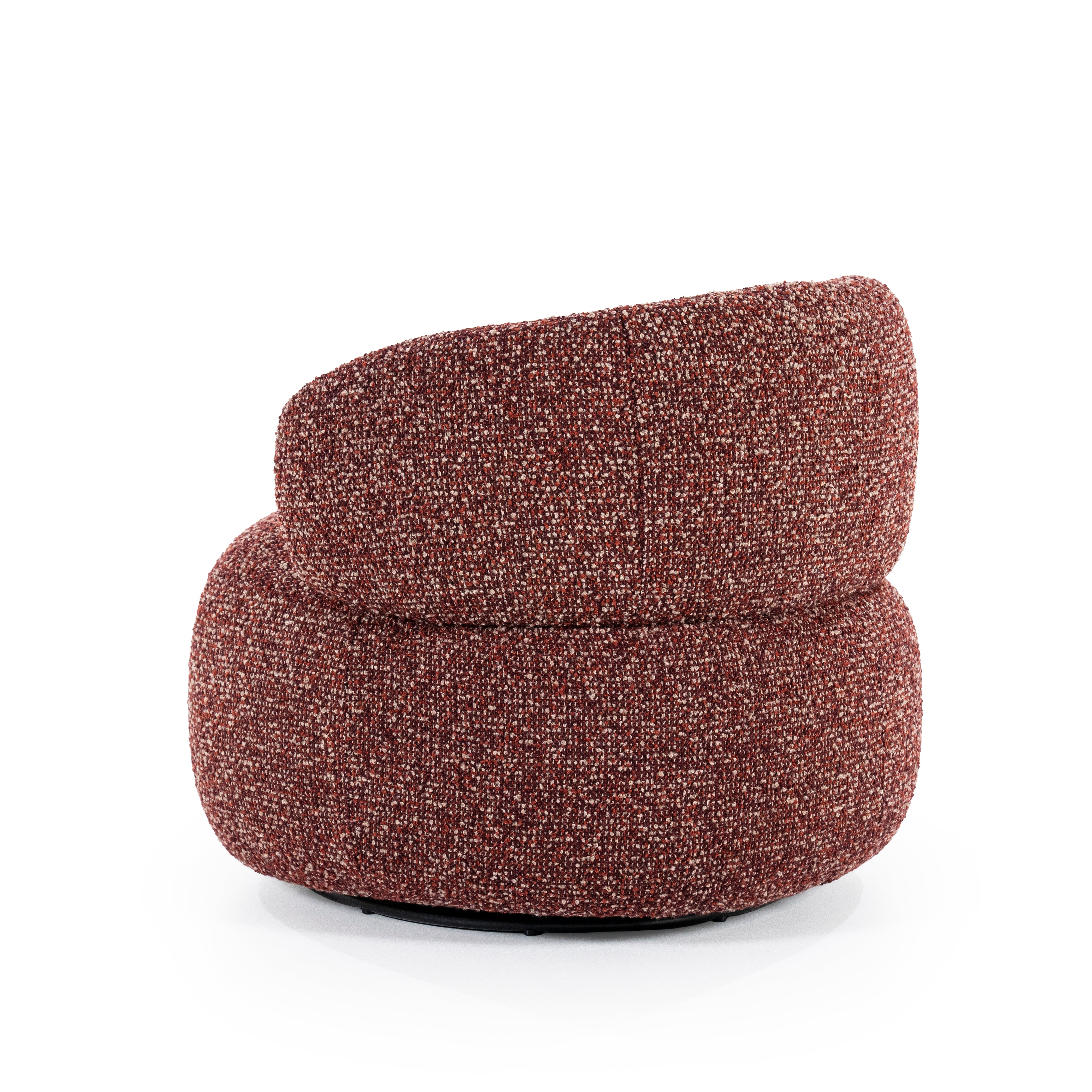 Sessel MAEVE rotbraun meliert