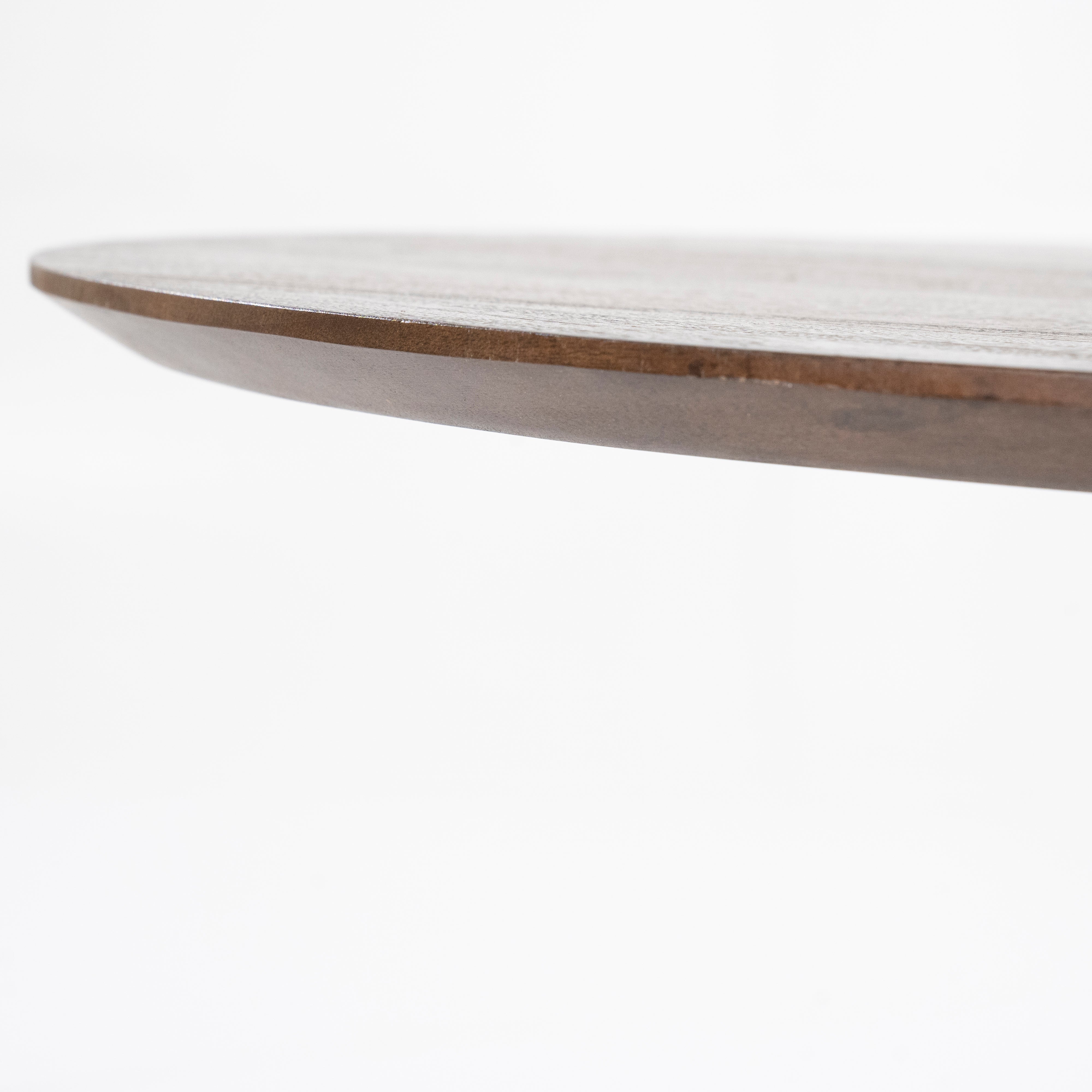 Stół owalny JORDY ciemnobrązowe drewno mango