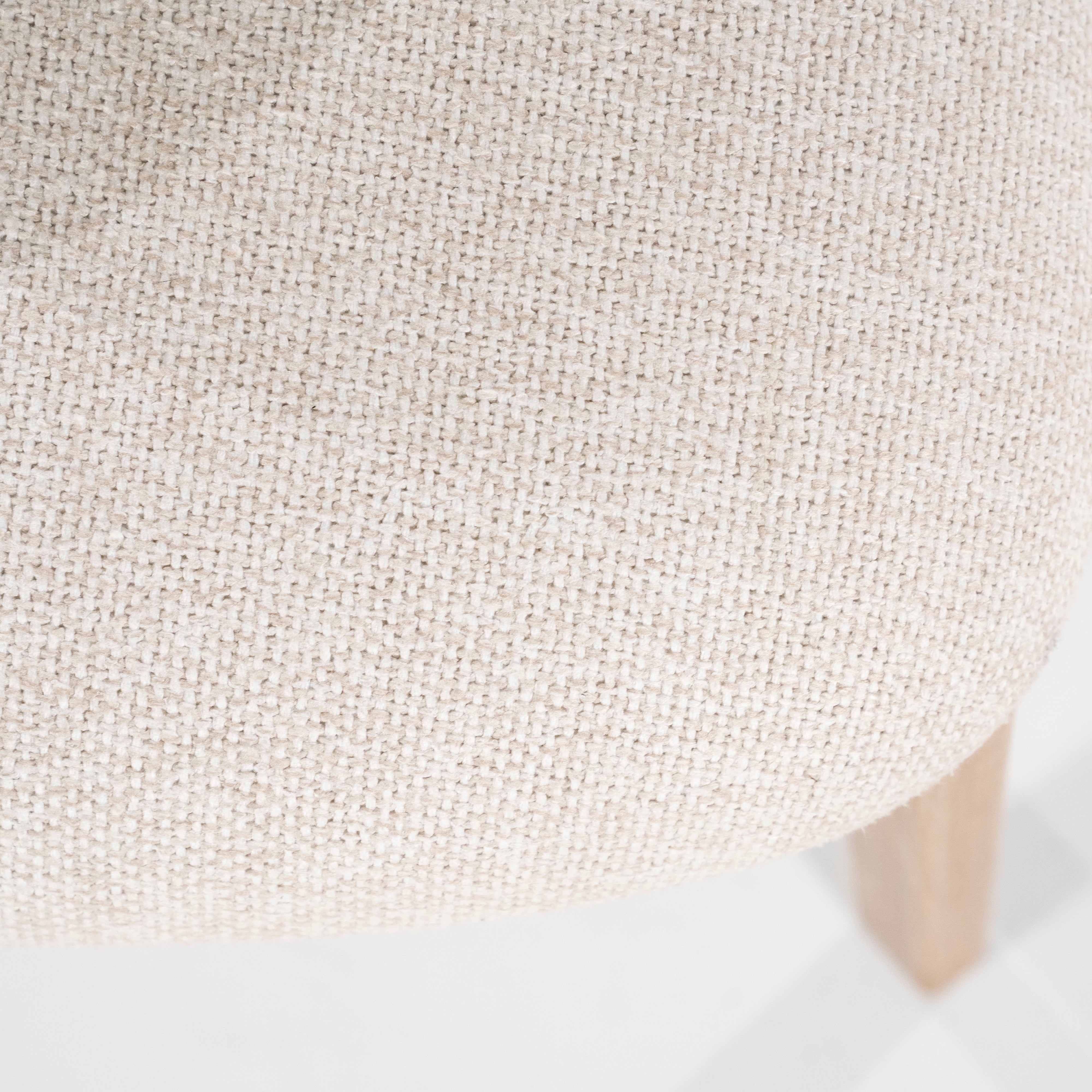 Krzesło MIKKY beżowy z dębową podstawą