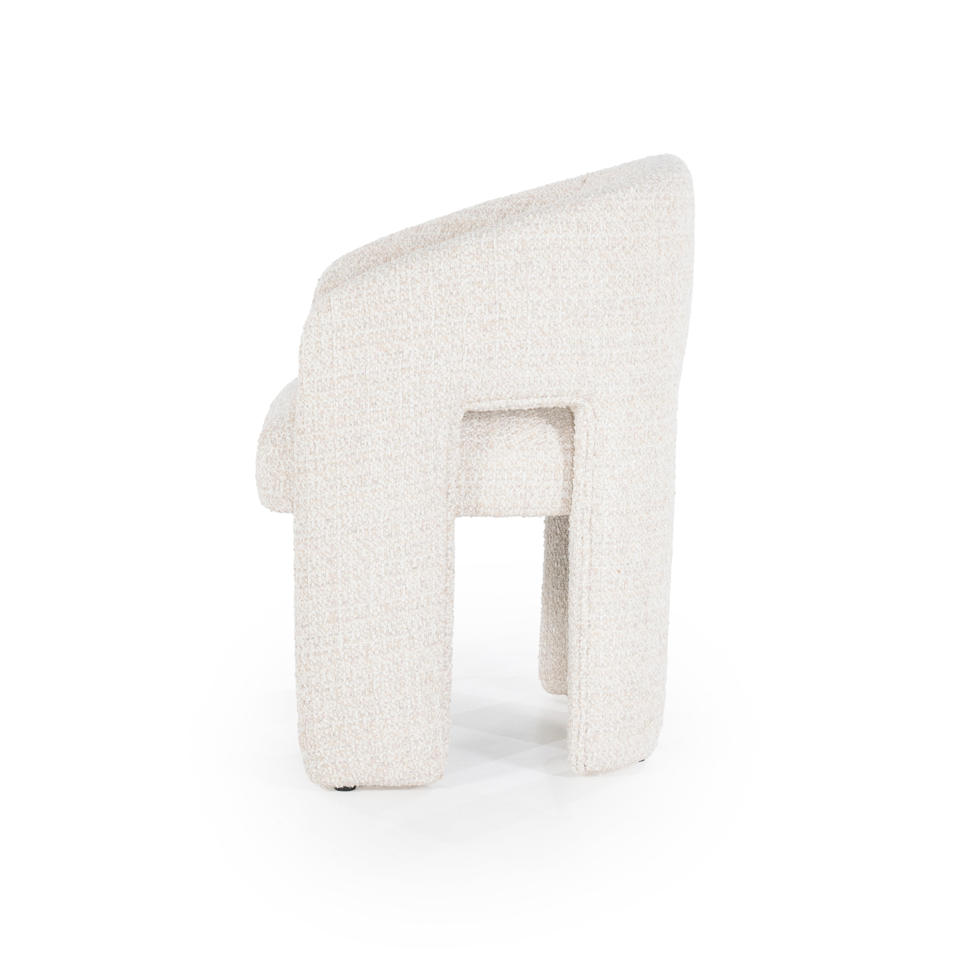 Krzesło z podłokietnikami HAMILTON jasnobeżowy