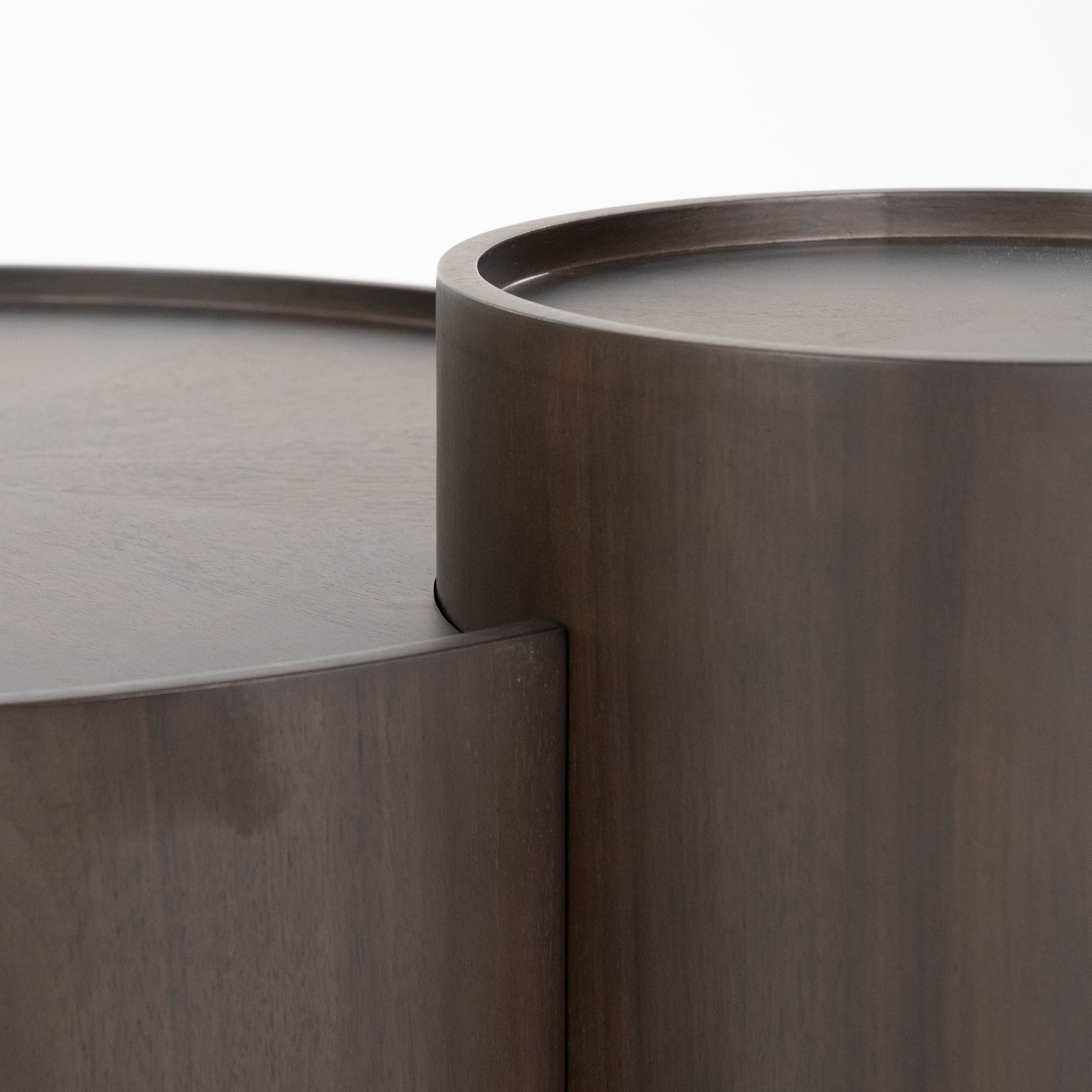 Zestaw stolików kawowych MAX fornir orzechowy