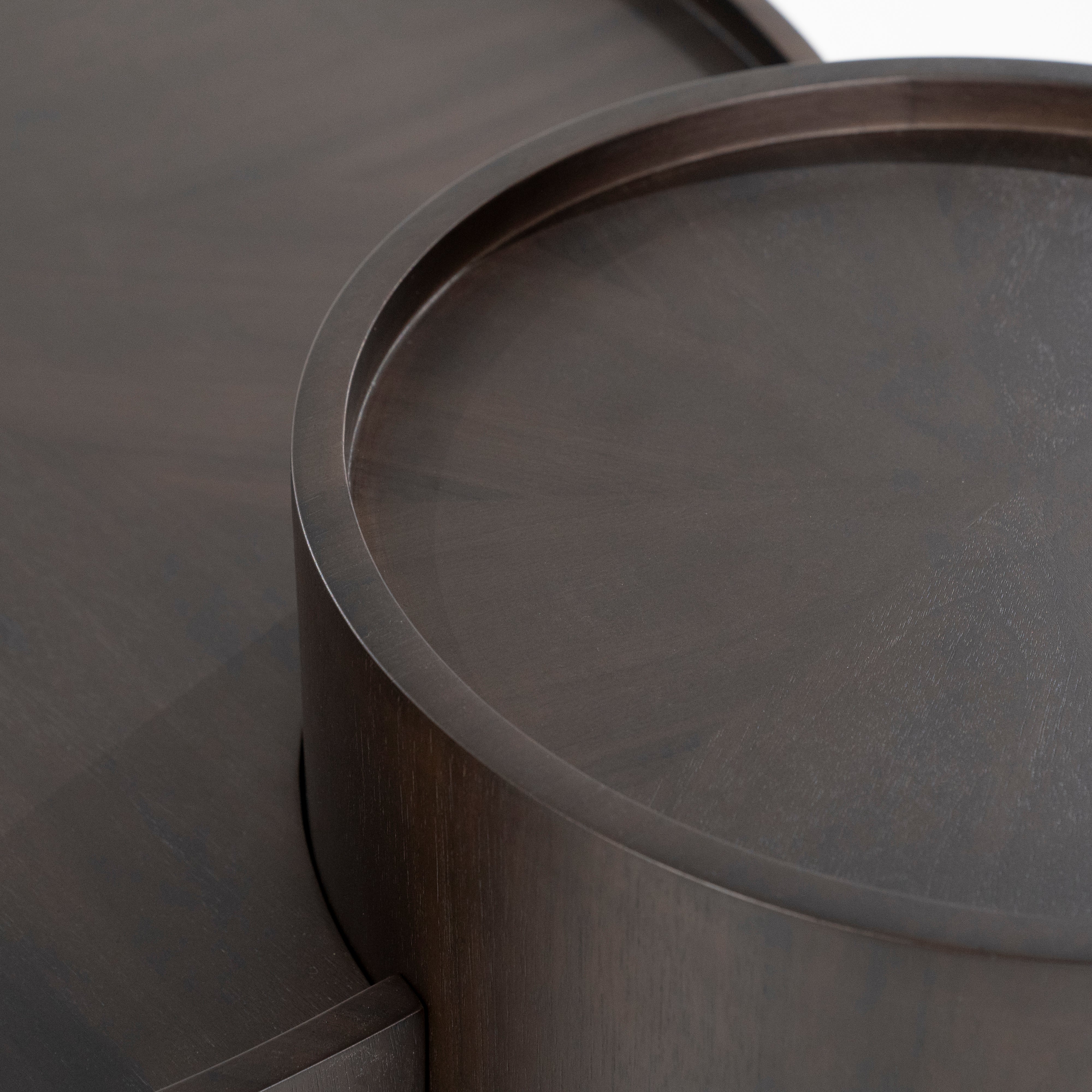 Zestaw stolików kawowych MAX fornir orzechowy