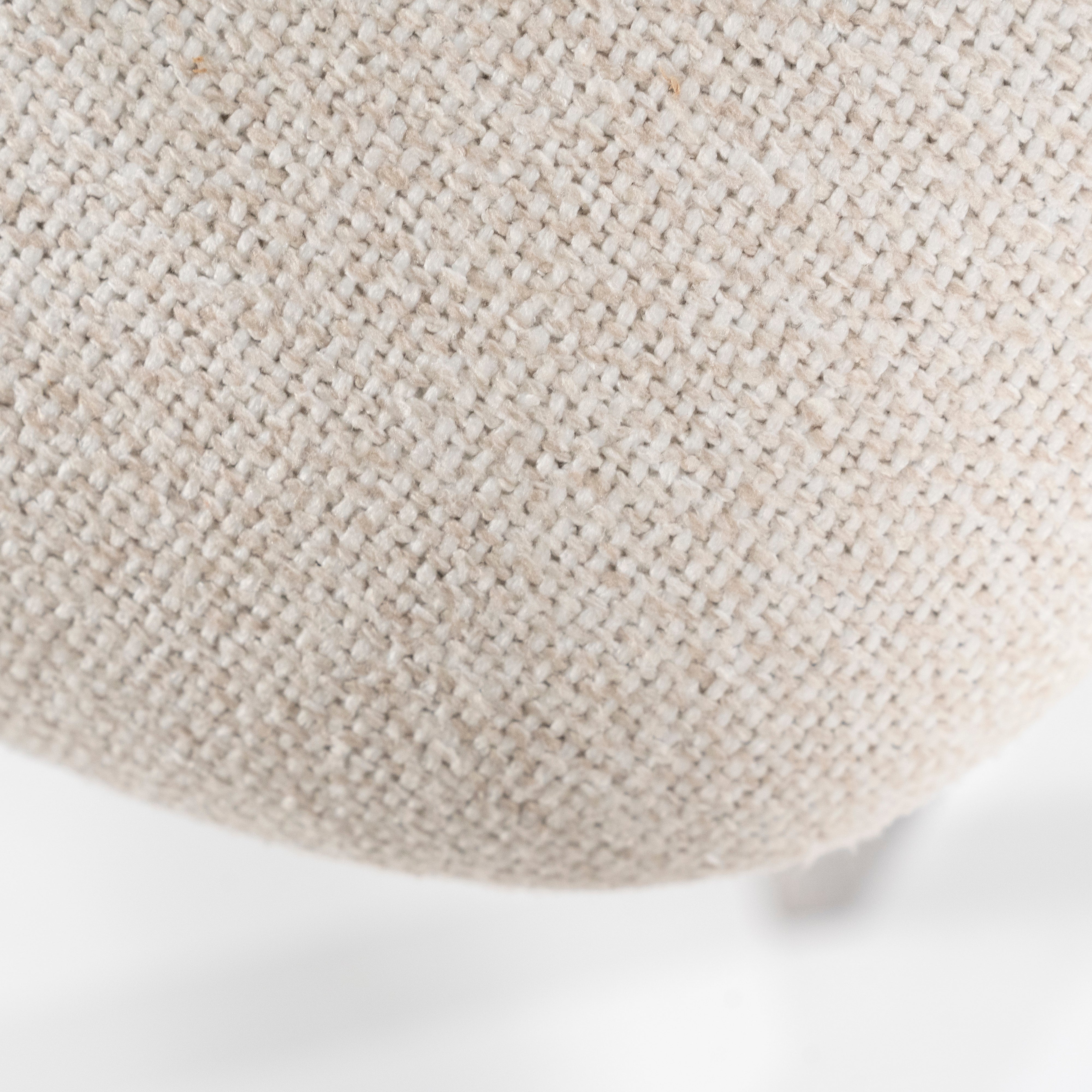 Hoker MIKKY beżowy z ciemną dębową podstawą