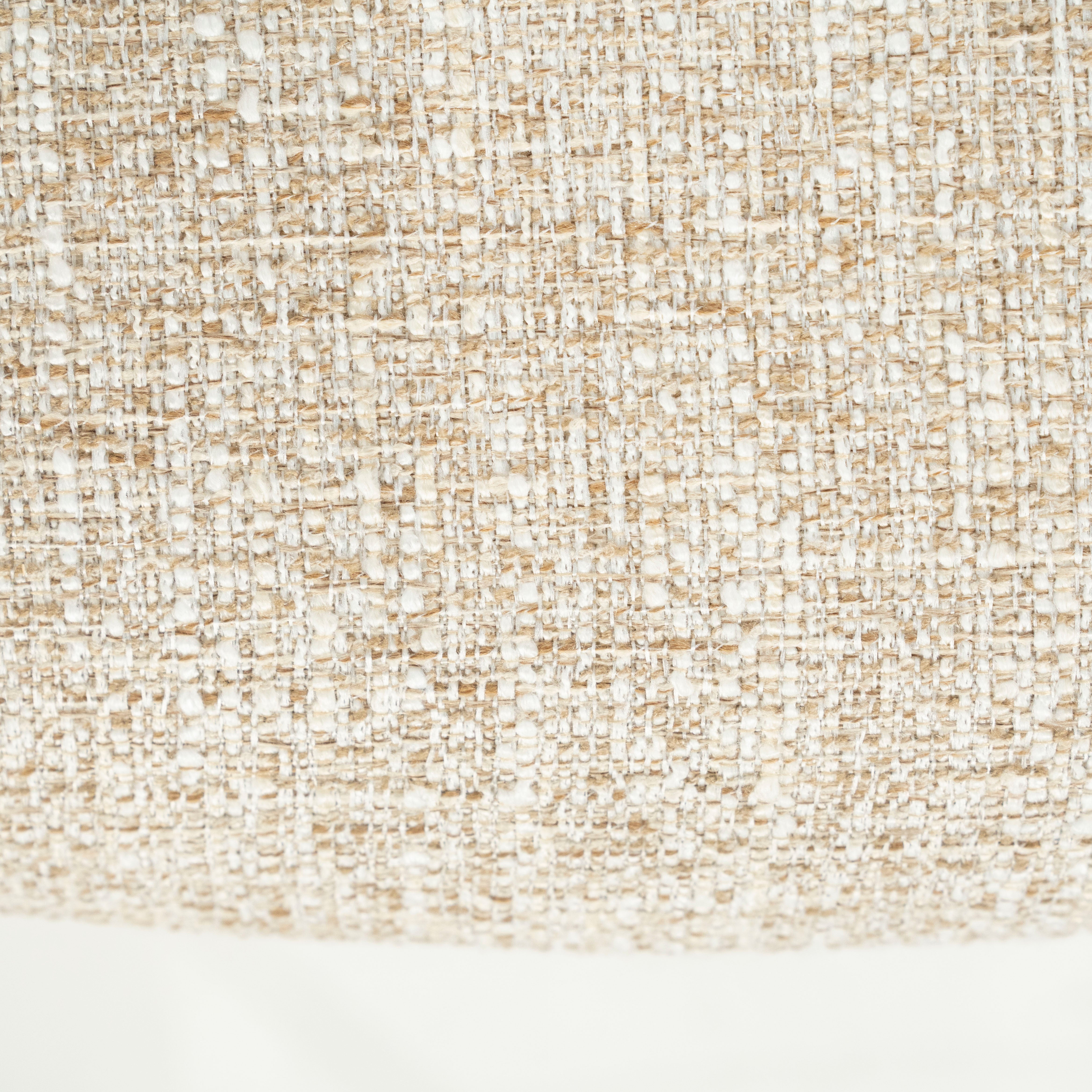 Krzesło INDY kremowy z czarną podstawą