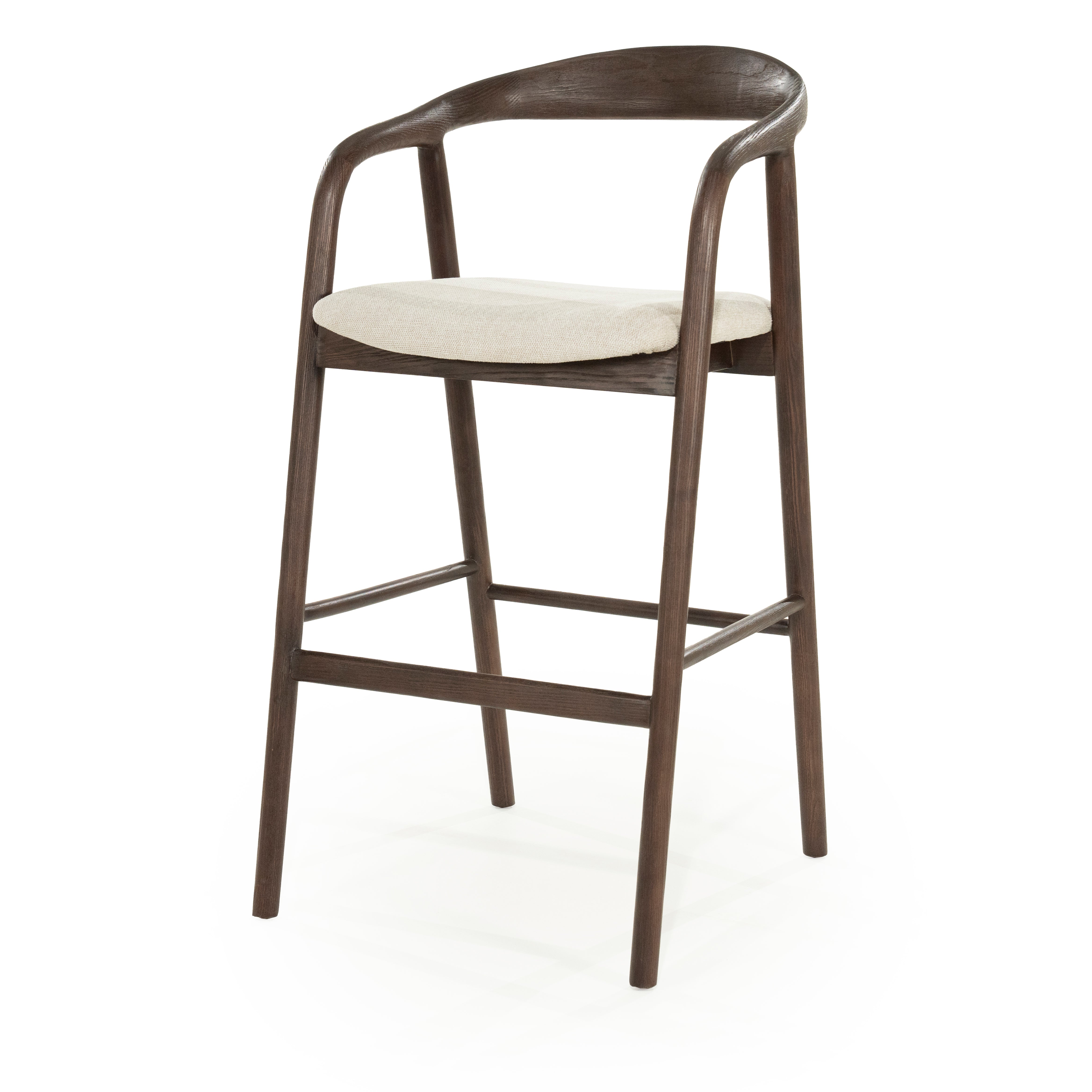 RAYVEN Stool dark ash wood