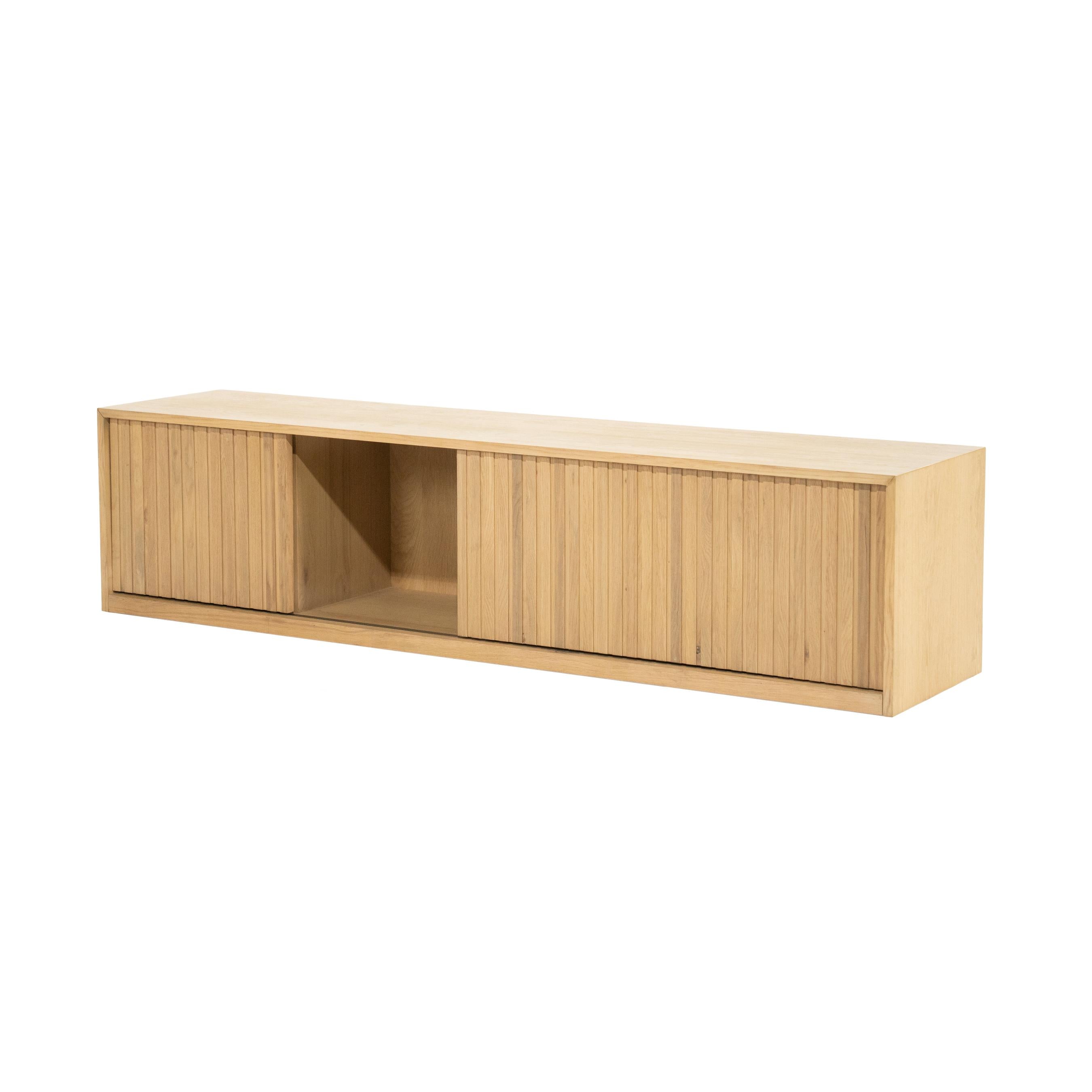 MILO RTV Cabinet Oak Wood