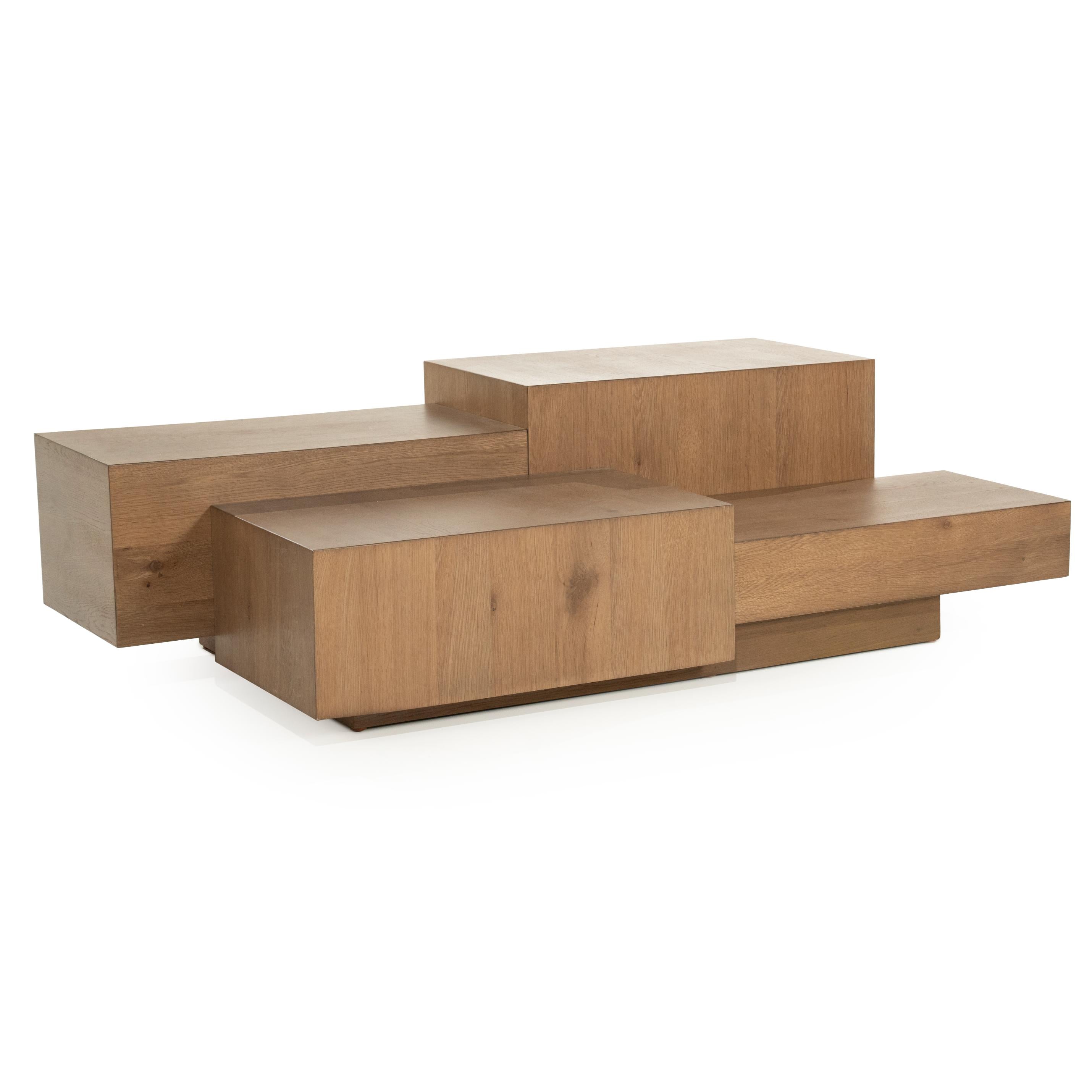QUINTEN Dark Oak Veneer Coffee Table