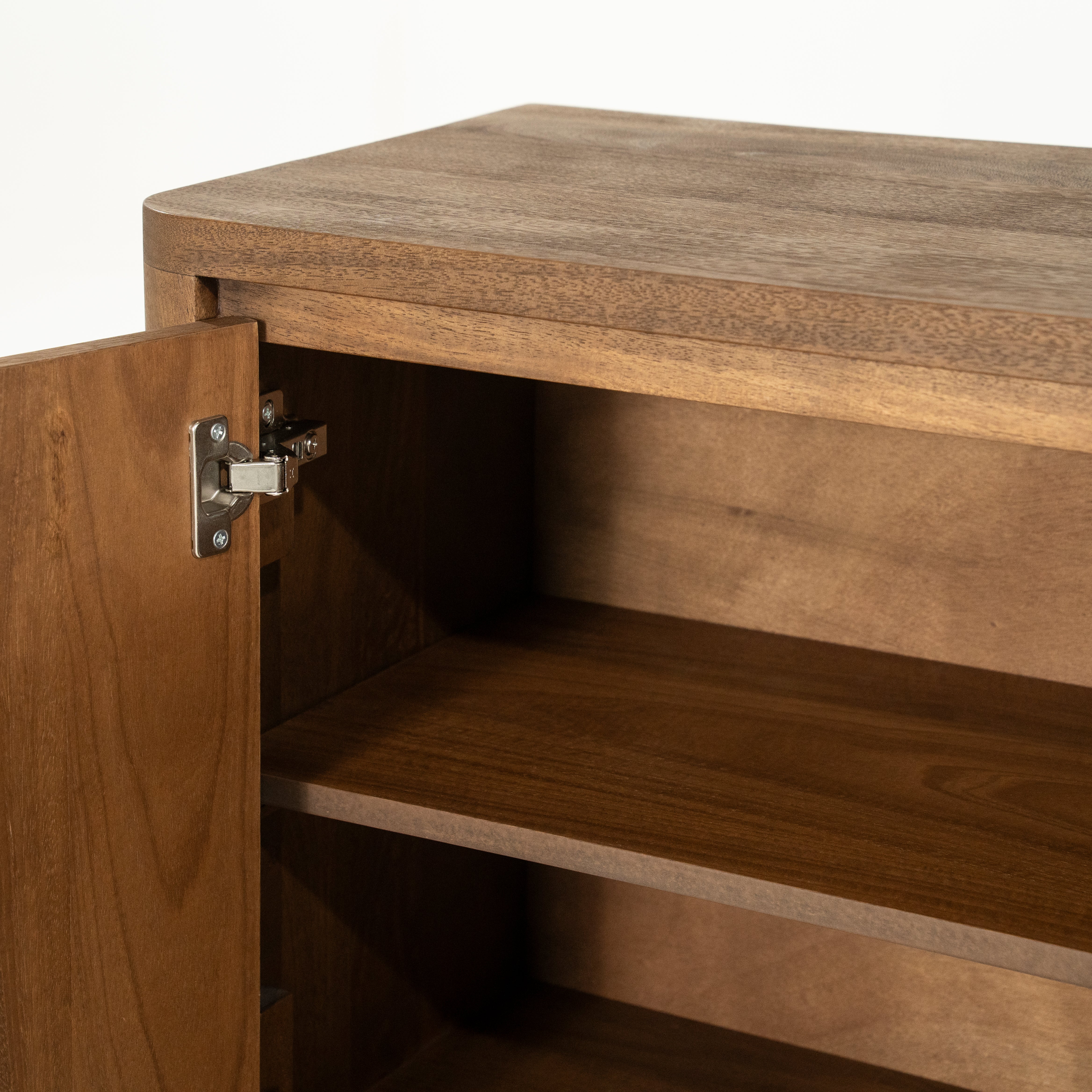 Szafka RTV EDWARD drewno mango