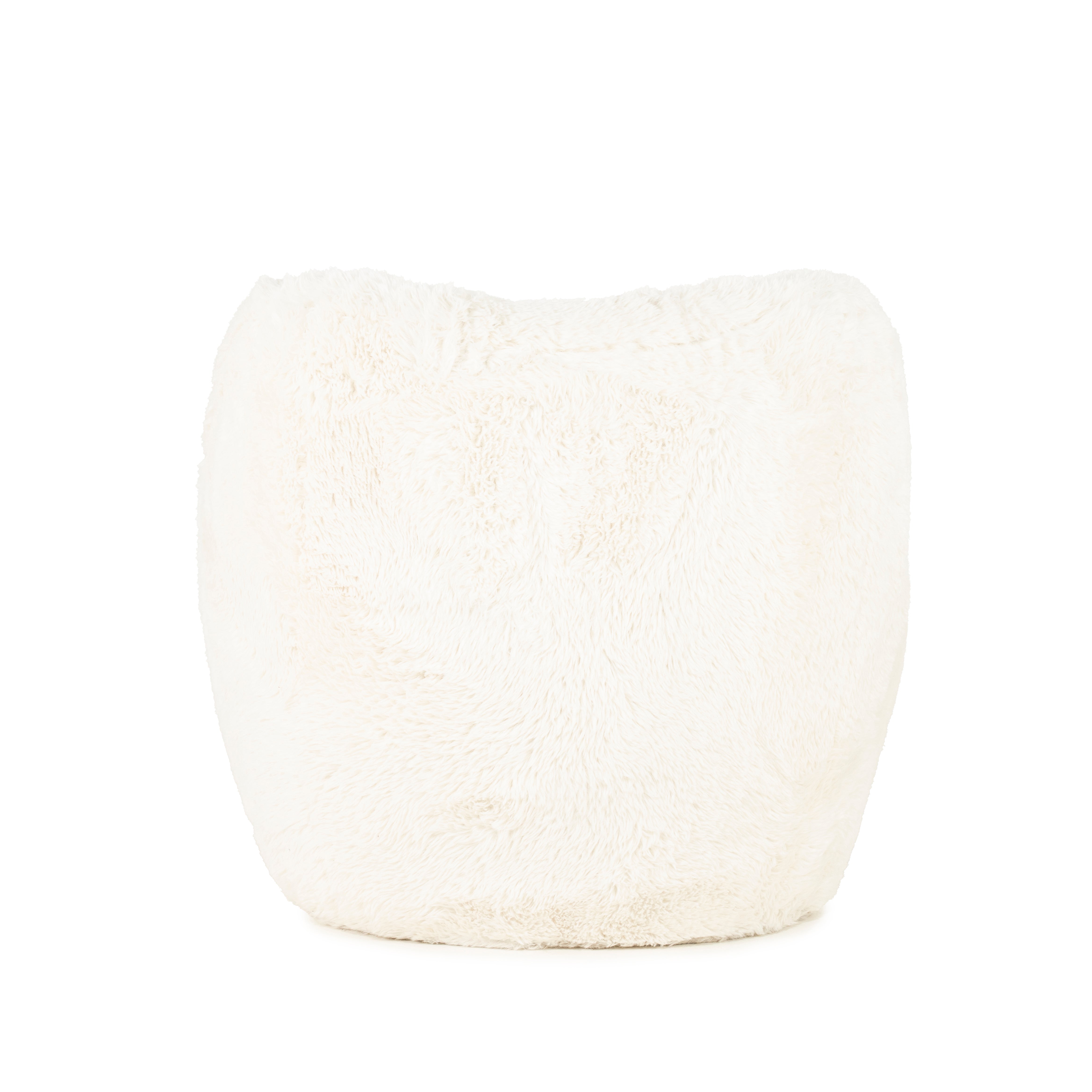 SAMSON Cream Fur Armchair