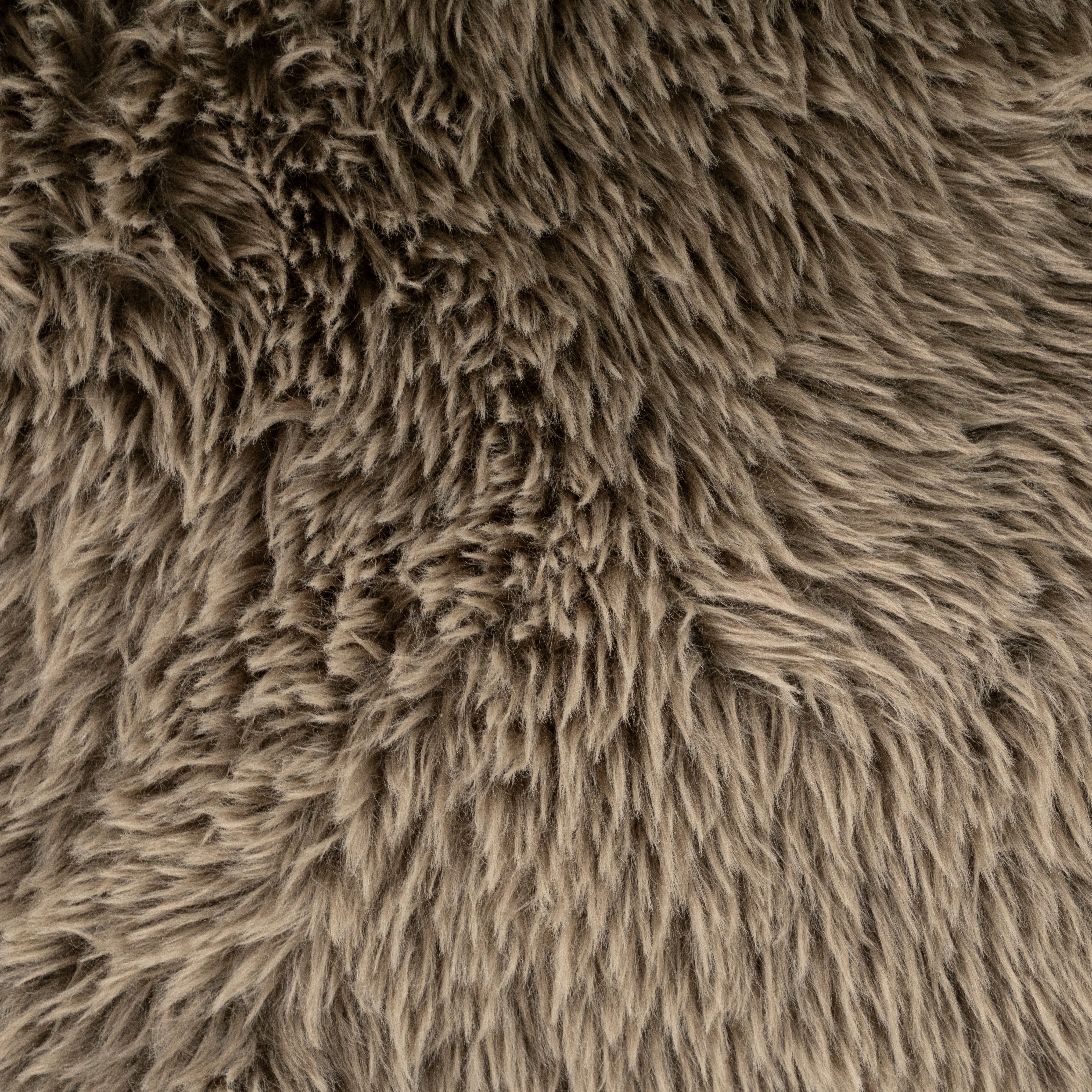 Fotel SAMSON futrzany taupe