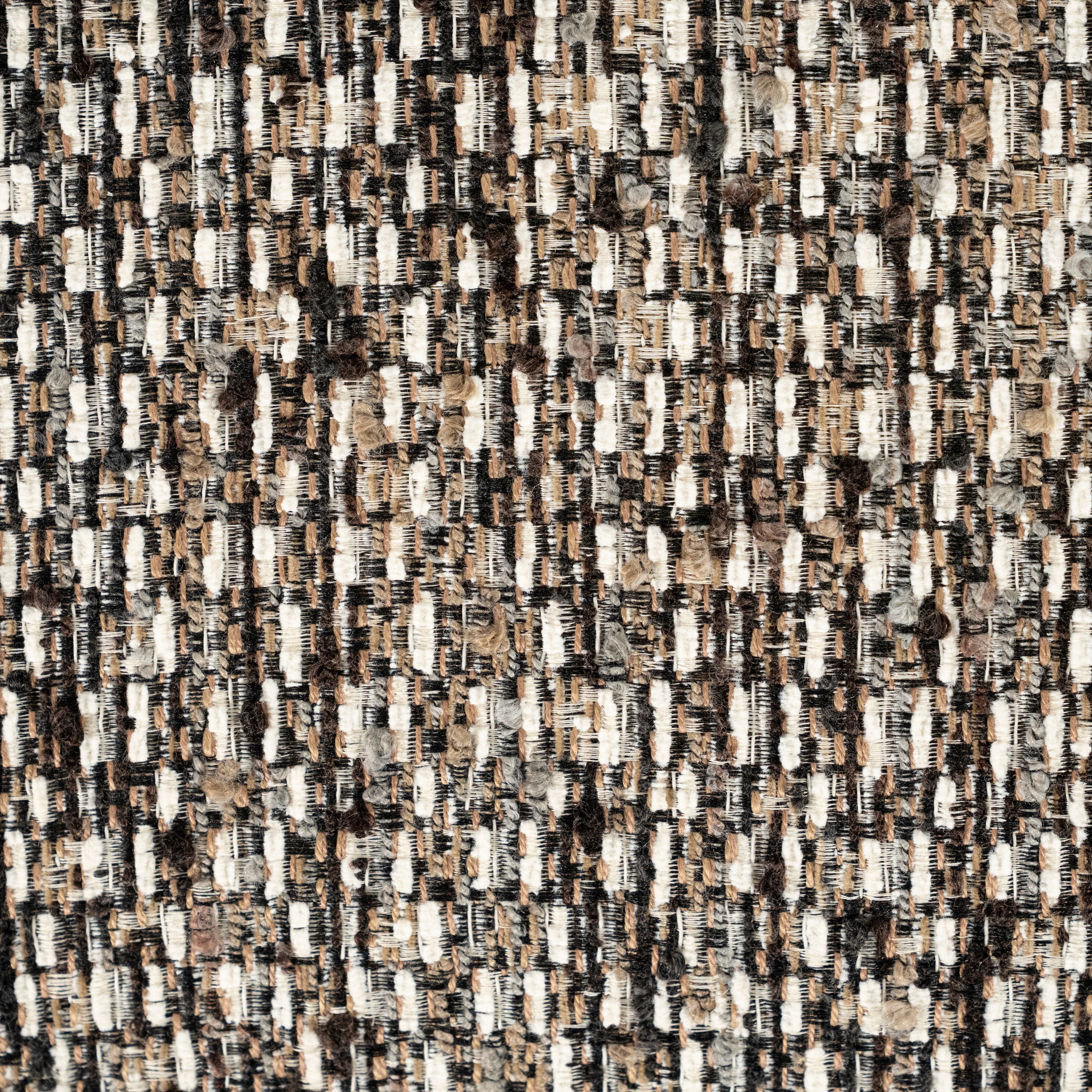 Krzesło TOBIAS szarobrązowy melanż z ciemnobrązową podstawą