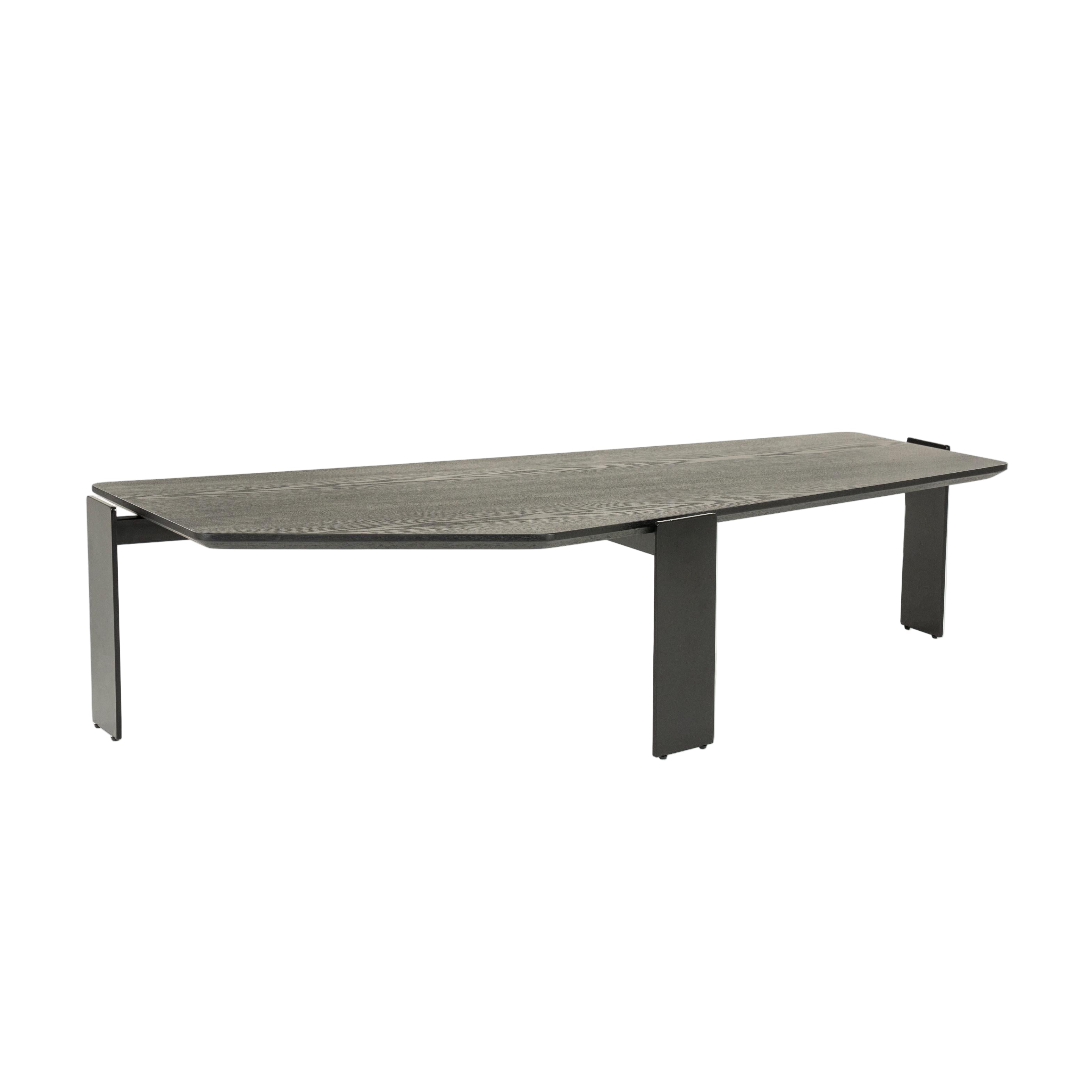 ROBERT black ash veneer coffee table