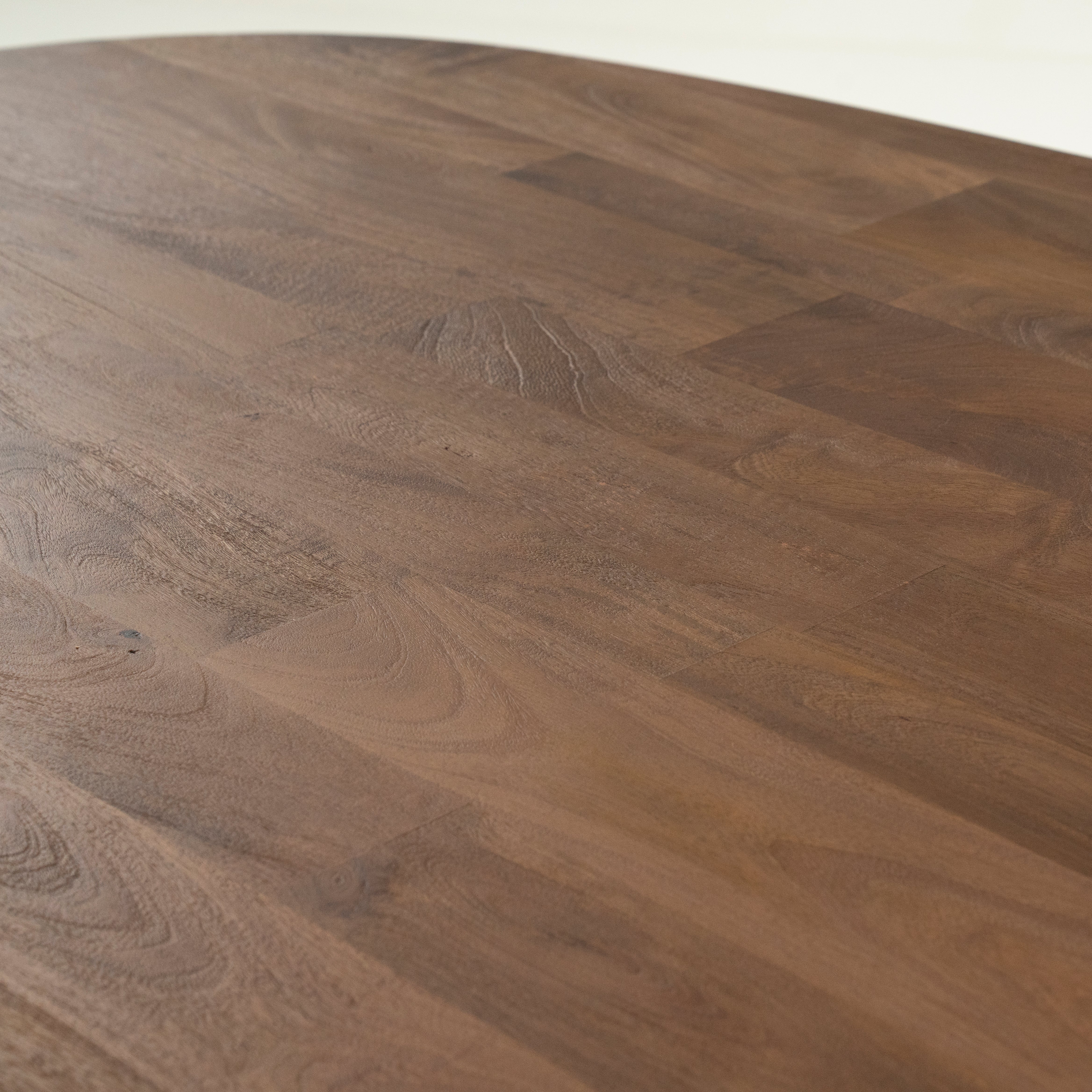 Oval Table TYCHO Dark Mango Wood