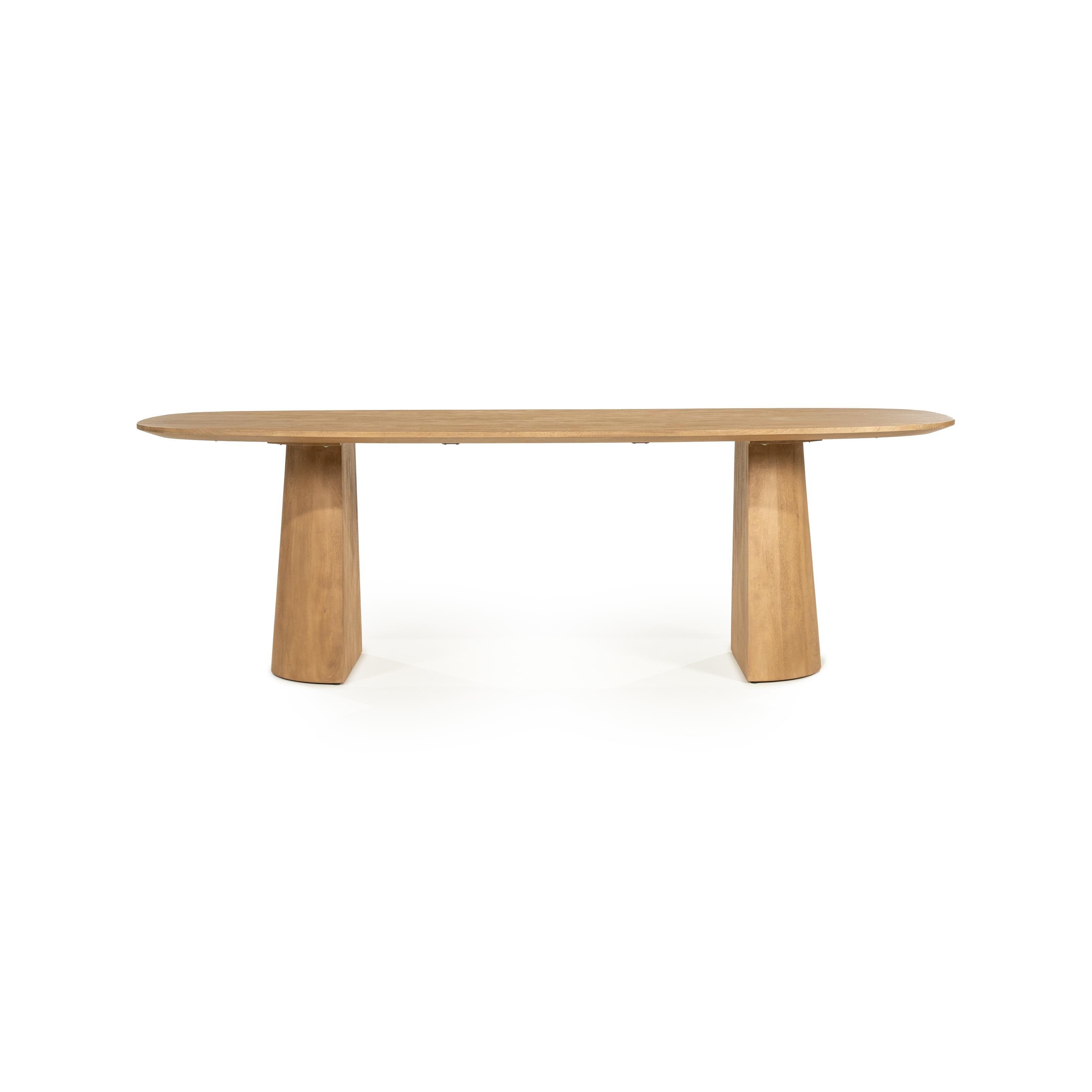 Oval Table LUNE Mango Wood