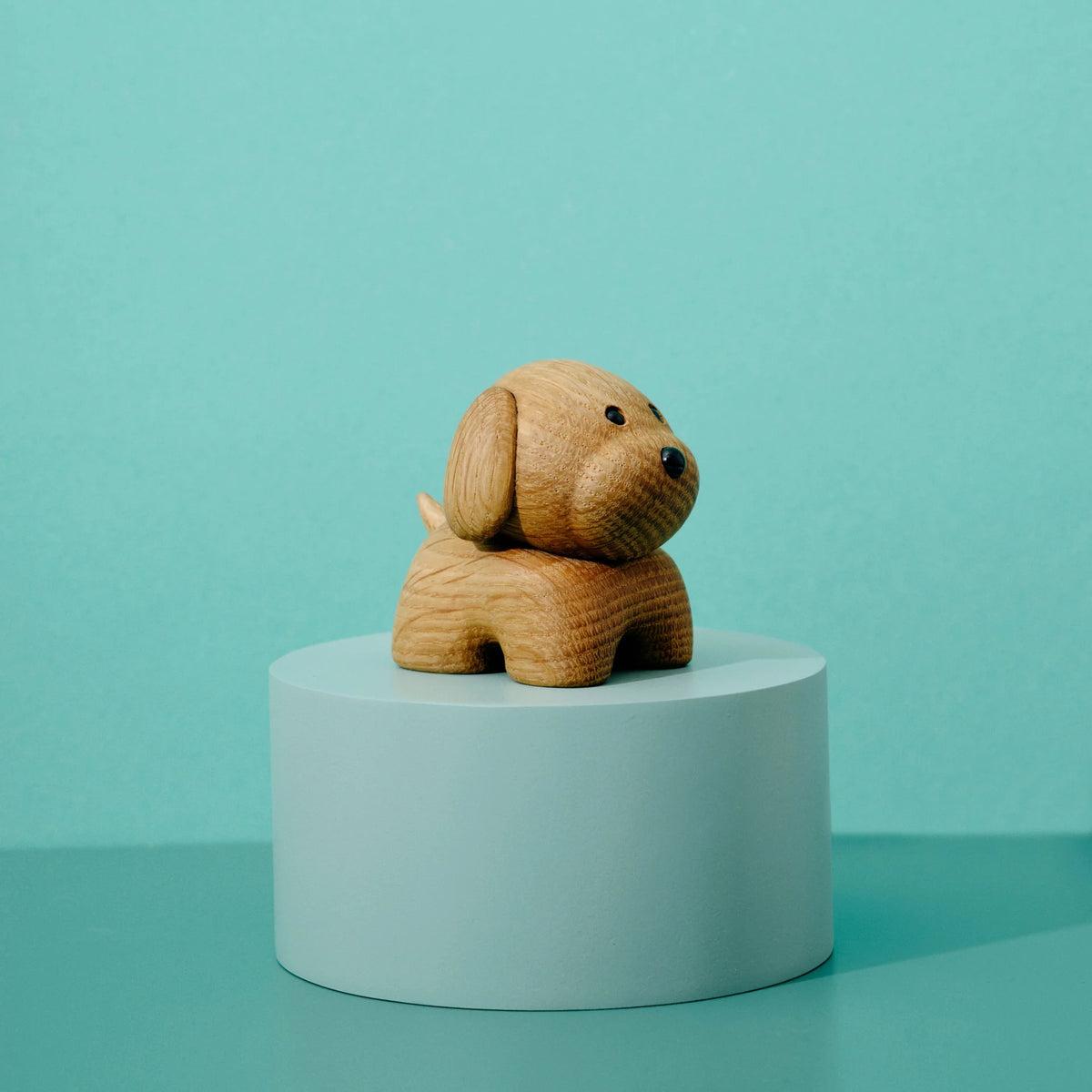 Figurka dekoracyjna DOG drewno dębowe
