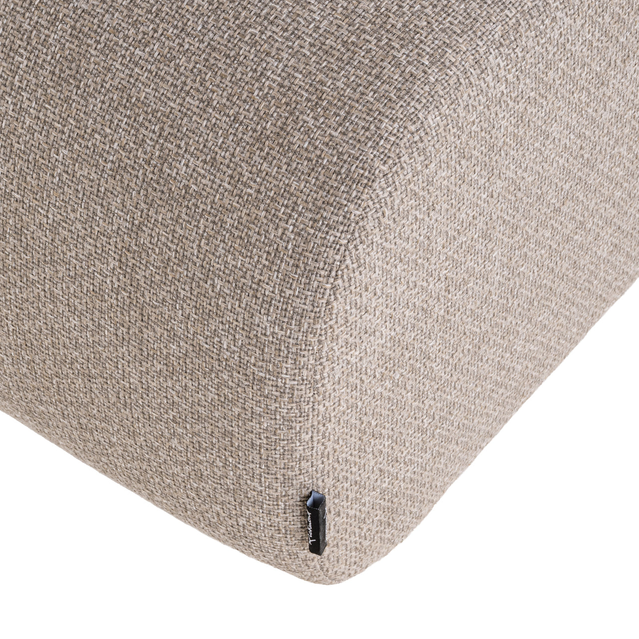 DAWSON Outdoor Pouf in Gray-Beige
