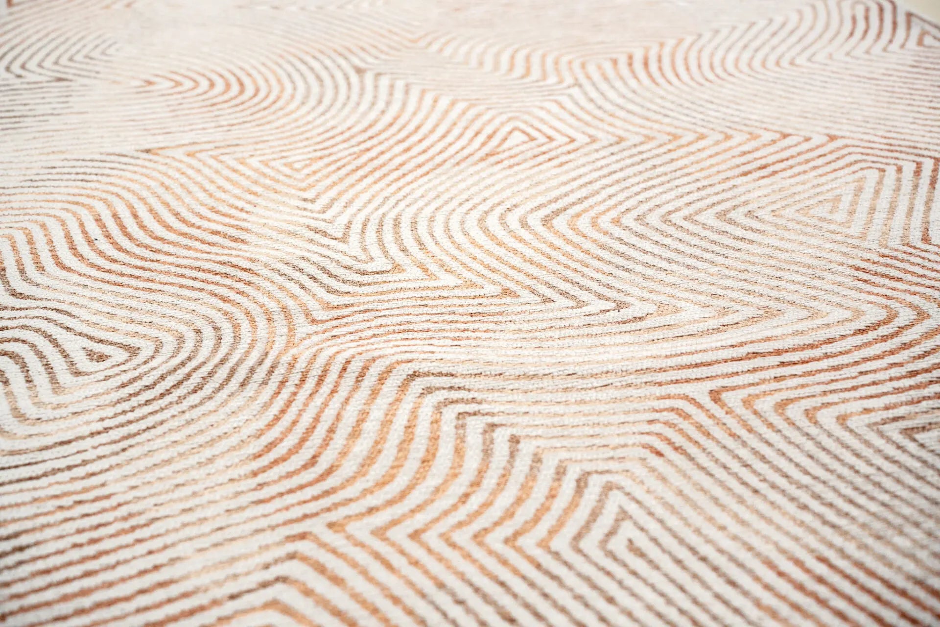 Dywan owalny CORAL INDIAN SAND pomarańczowy z beżowym
