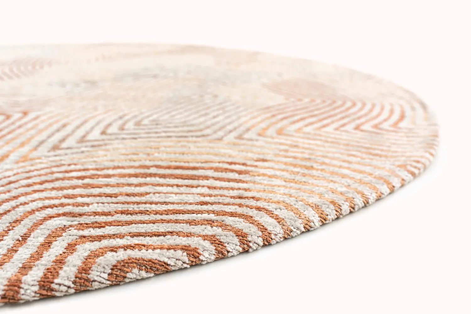 Dywan owalny CORAL INDIAN SAND pomarańczowy z beżowym