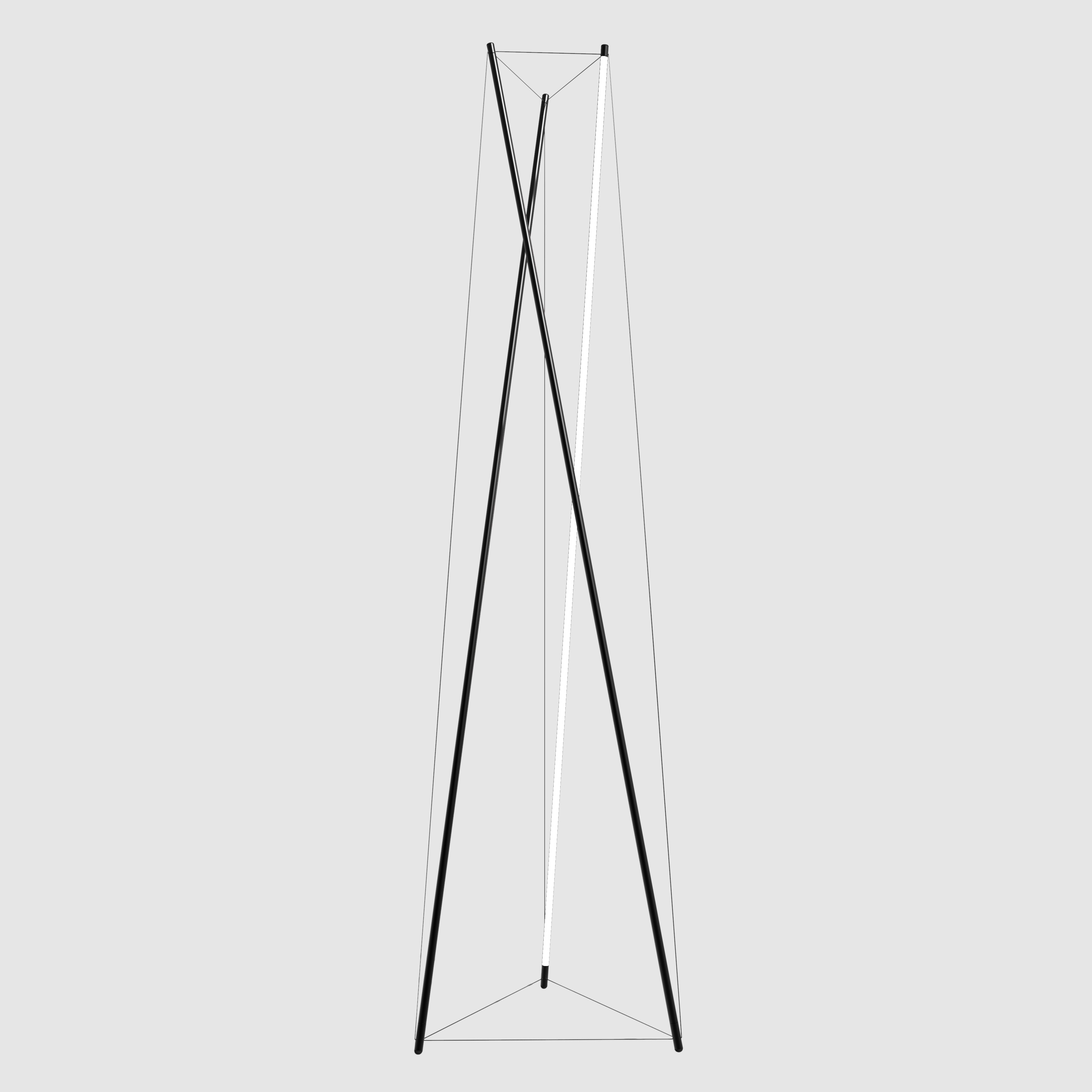 Lampa podłogowa TENSO czarny