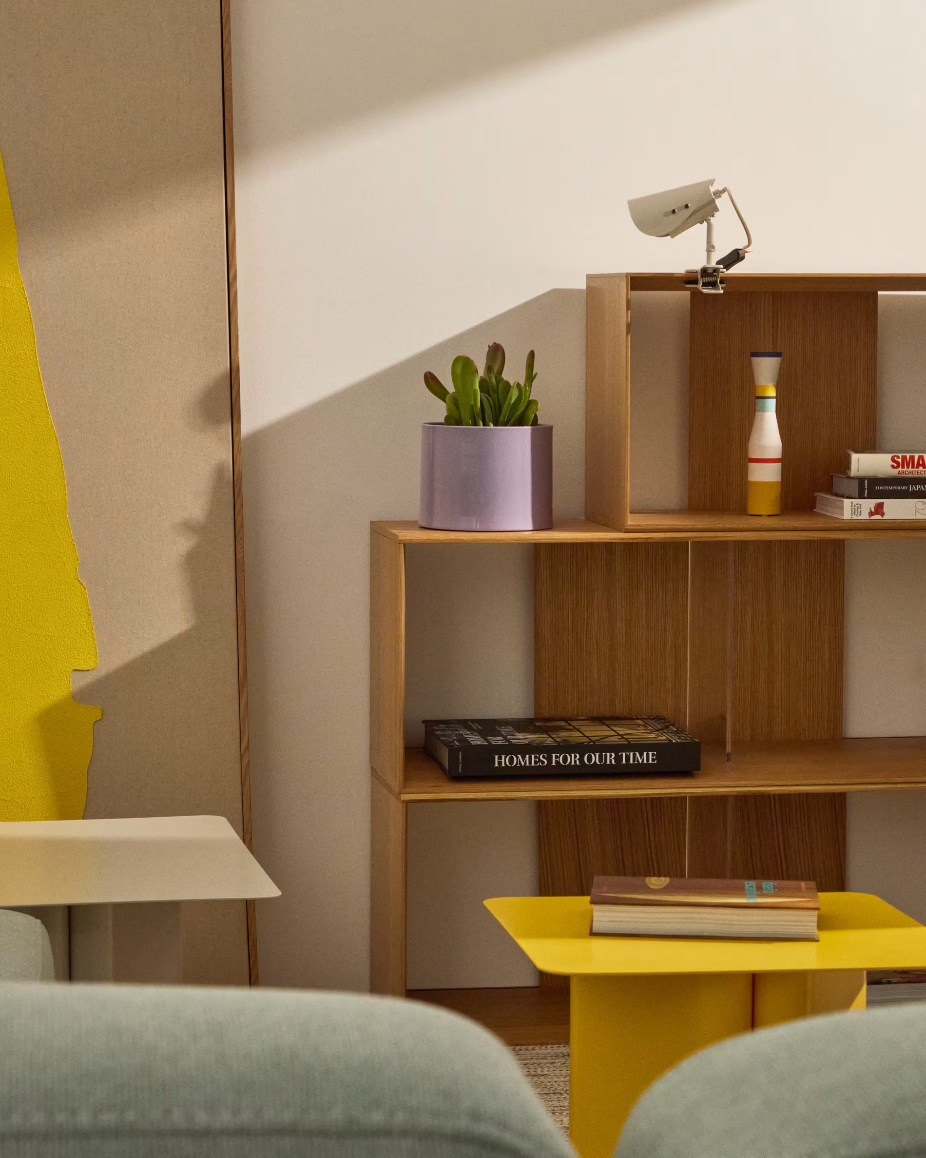 Lampa biurkowa z klipsem JULA szary