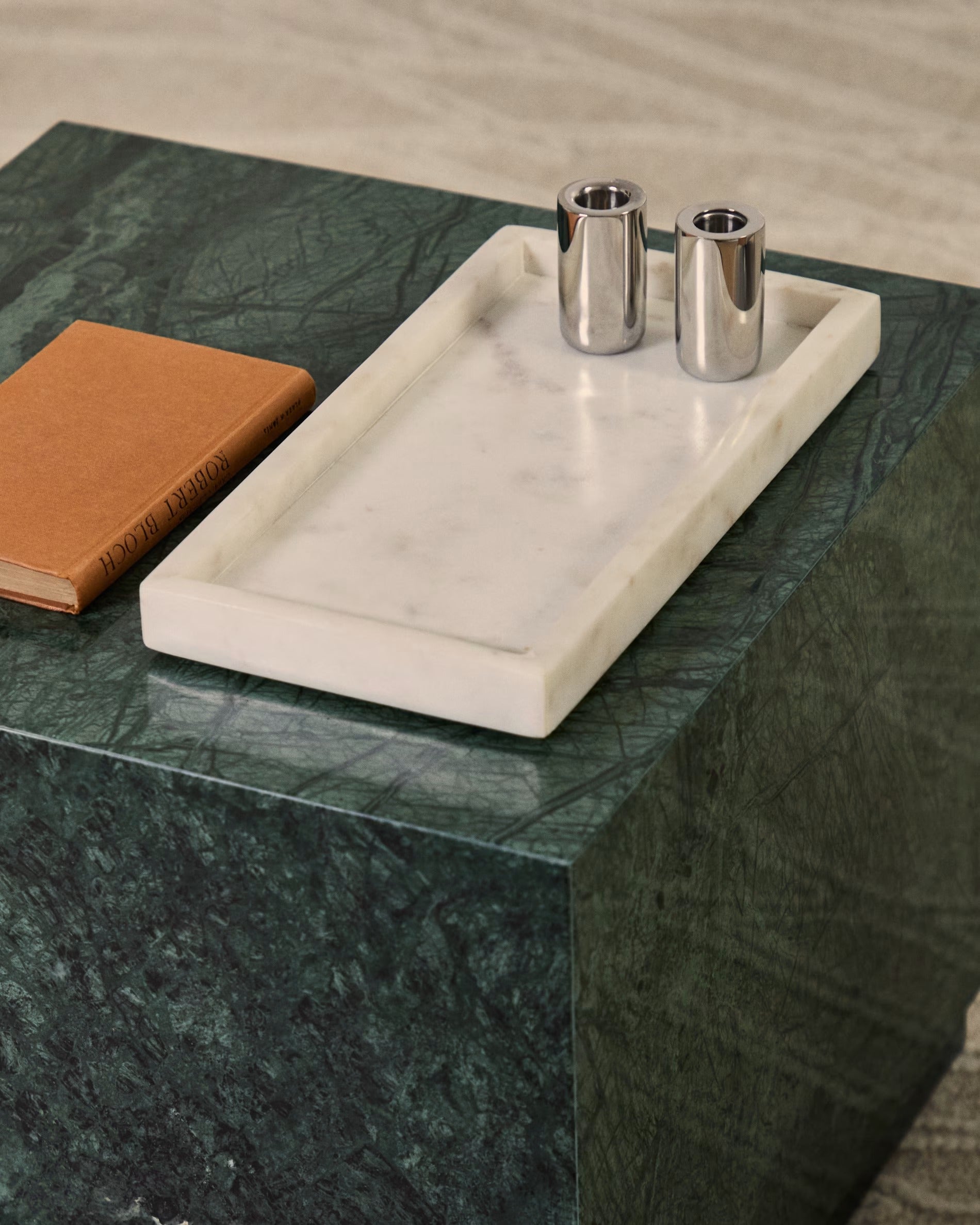 Taca SERELA biały marmur