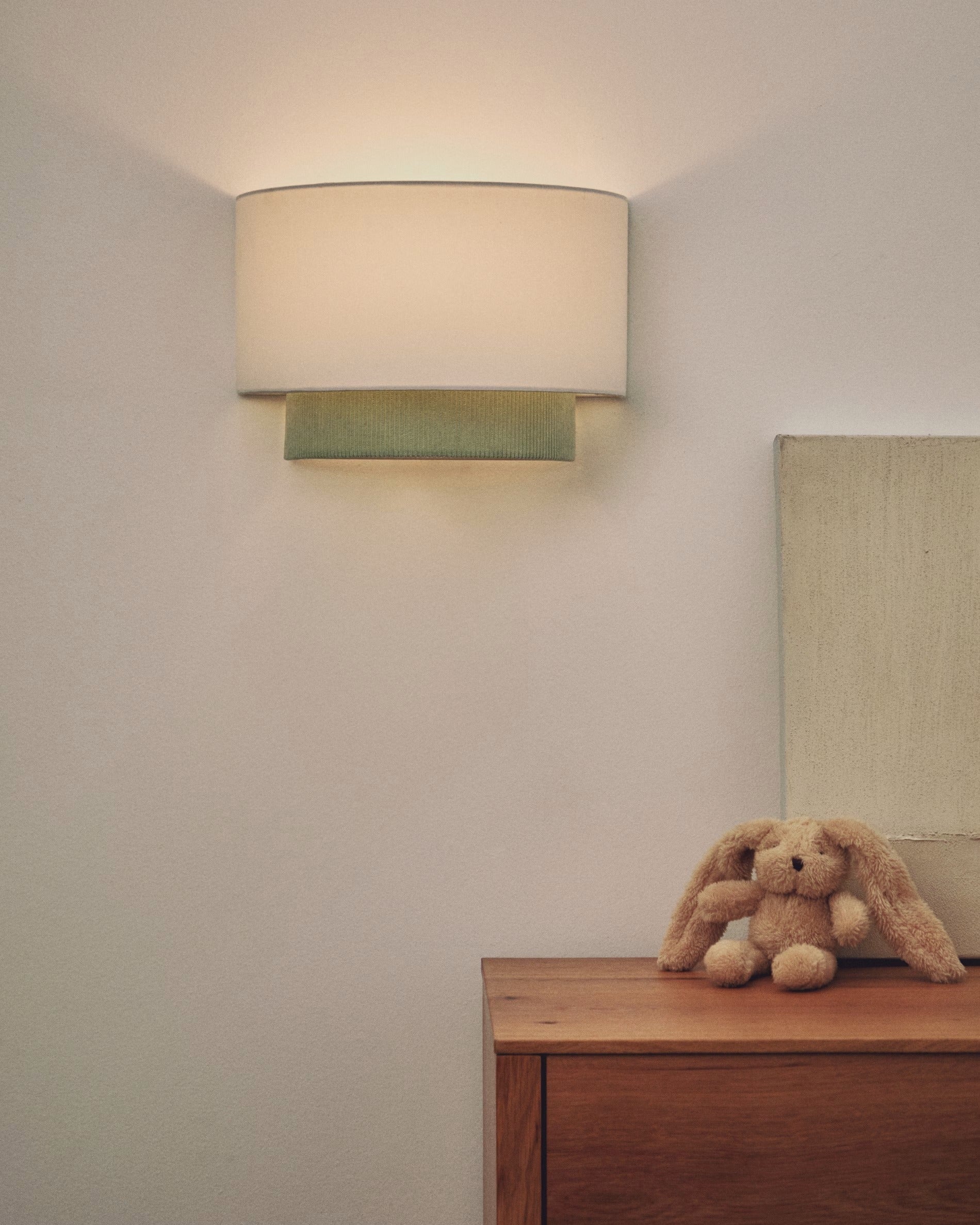 Wandleuchte BIANELLA türkis mit Weiß