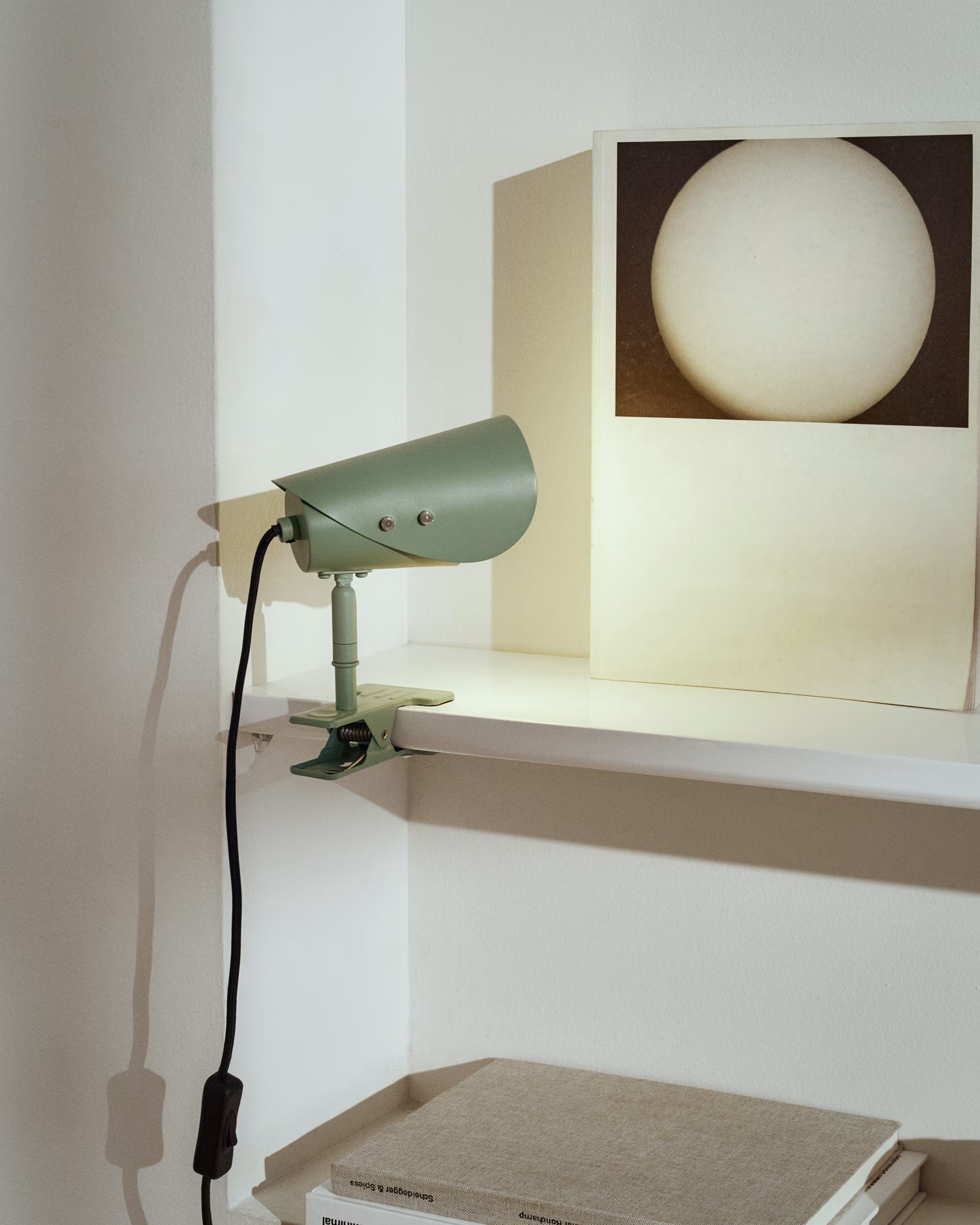Desk lamp with clip JULA green