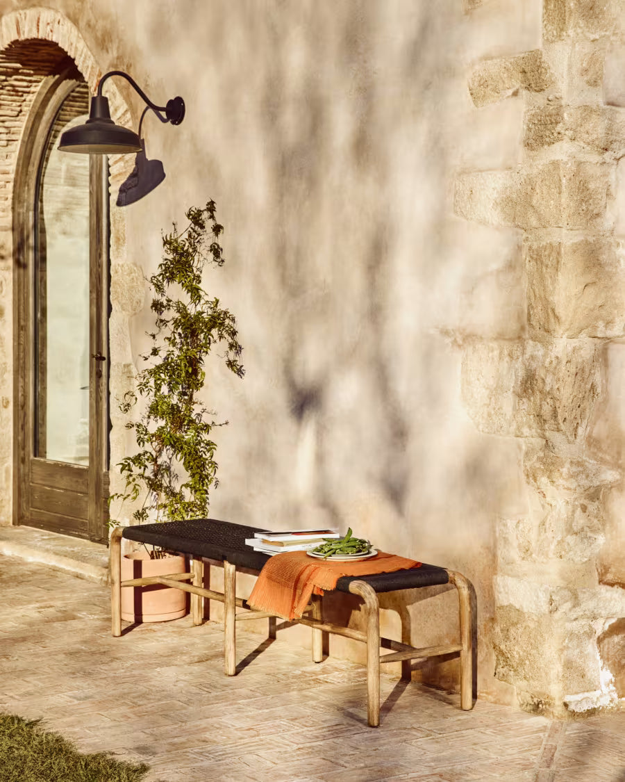 ALIPA Outdoor Bench Black