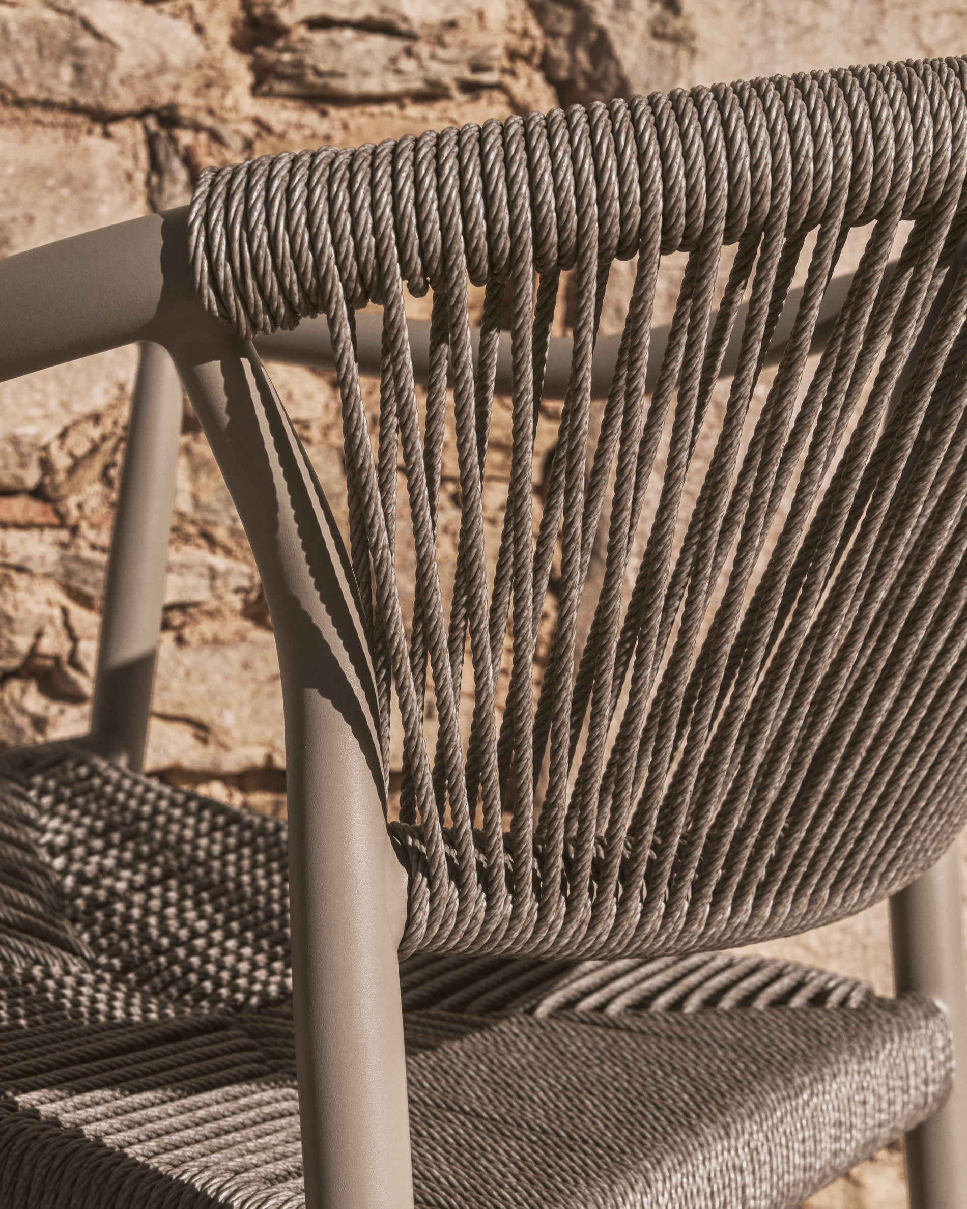 Krzesło ogrodowe LIVADIA taupe