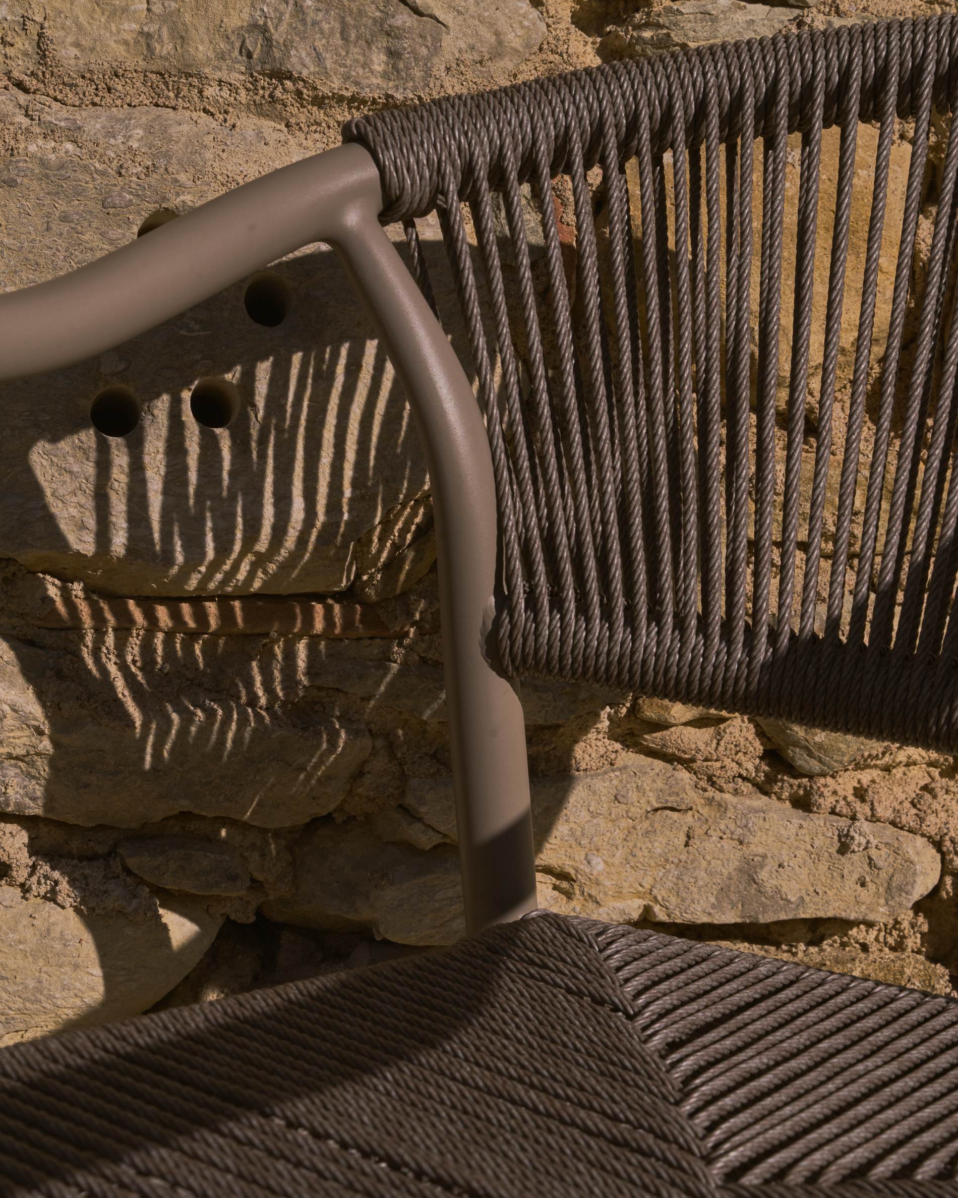 Krzesło ogrodowe LIVADIA taupe